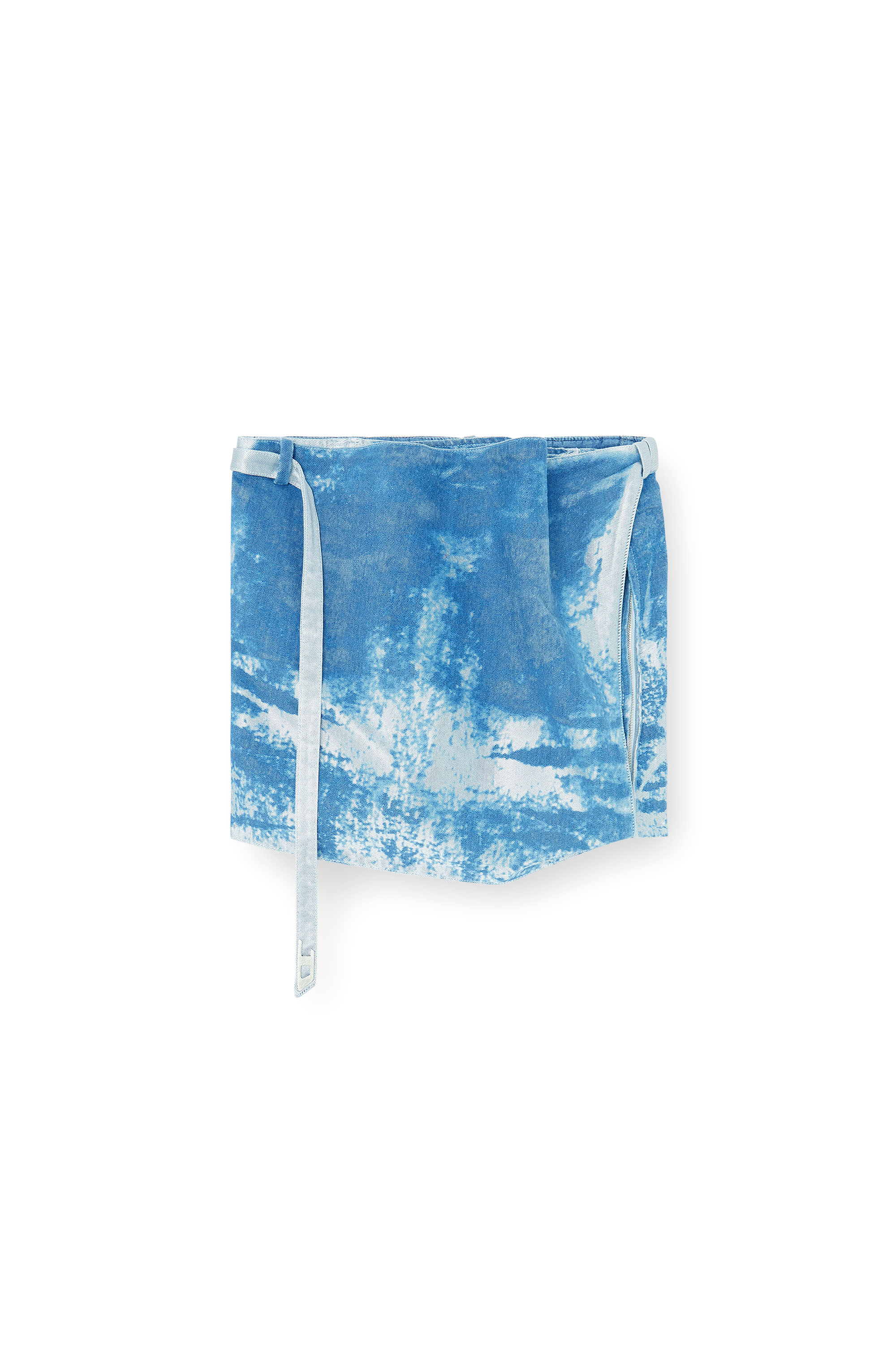 Diesel - DE-SANDIE-FSI, Top sin mangas de denim satinado de color Mujer in Azul marino - 3