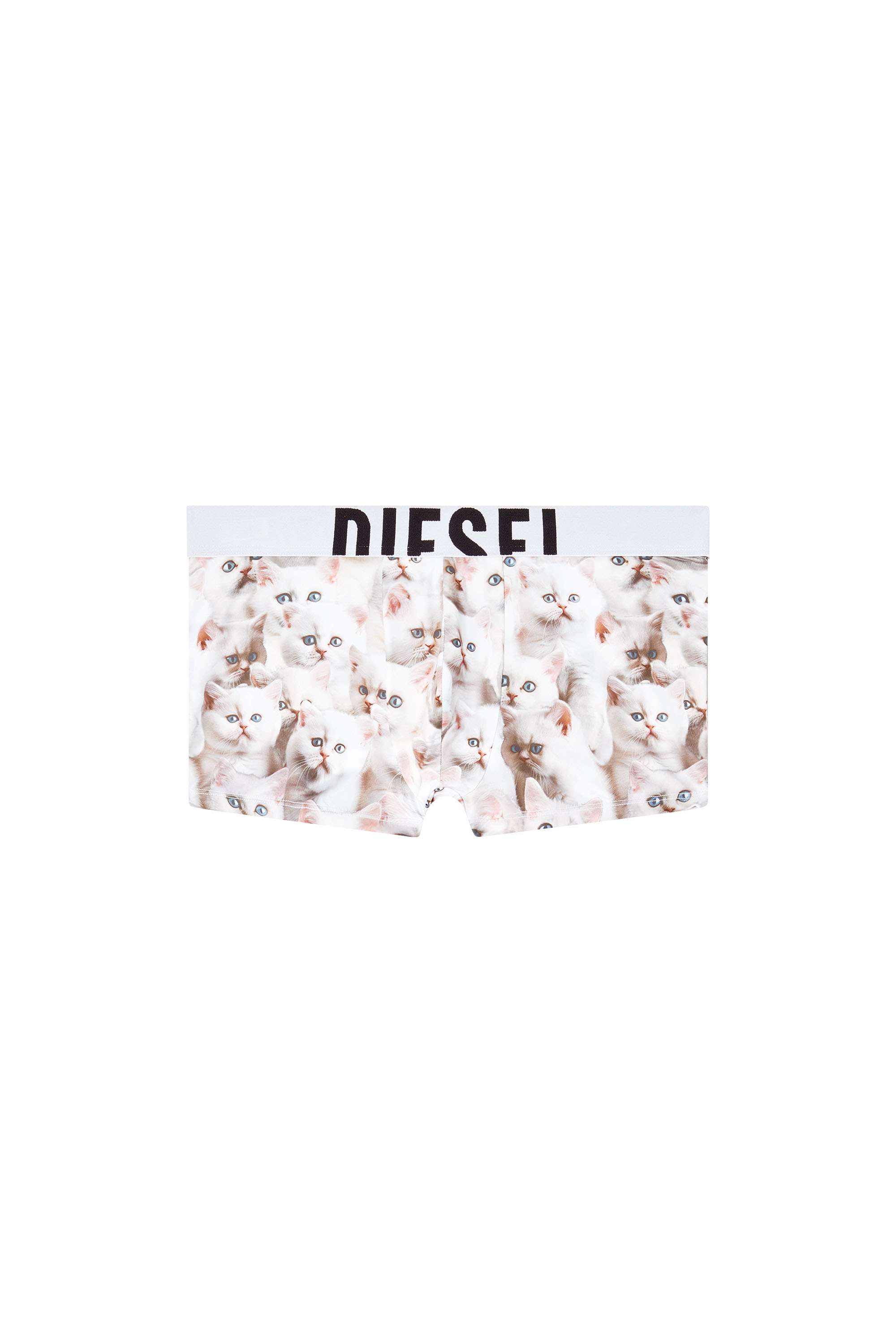 Diesel - DAMIEN-D-POP-40, Bóxers ajustados con estampado pop Hombre in Blanco - 4