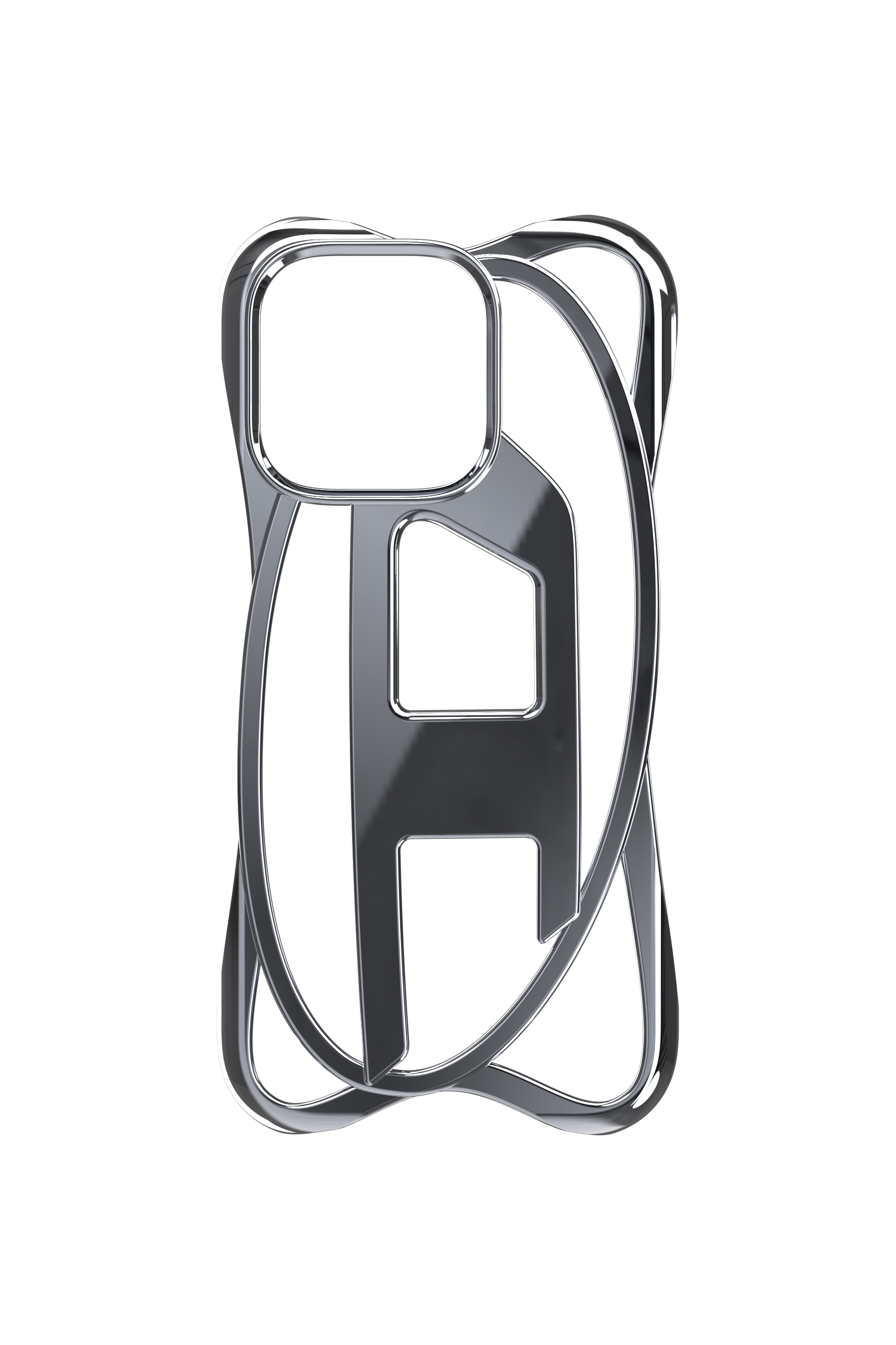 Diesel - 60267 CAGED D CASE, Funda Enrejada D iPhone 16 Pro Unisex in Gris - 4