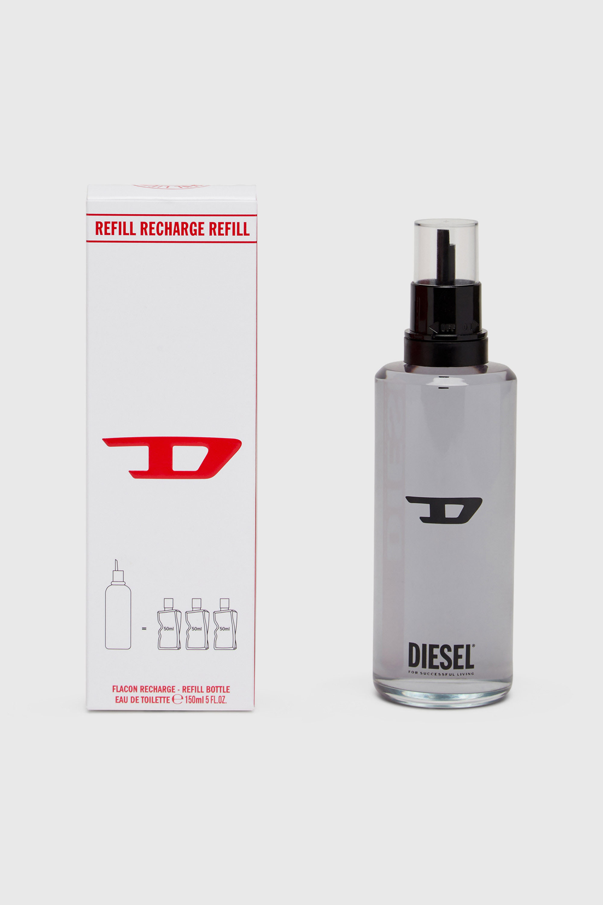 Diesel - D REFILL 150 ML LD866300 FRAGRANCE, D REFILL 150ml, Eau de Toilette Unisex in Gris - 2