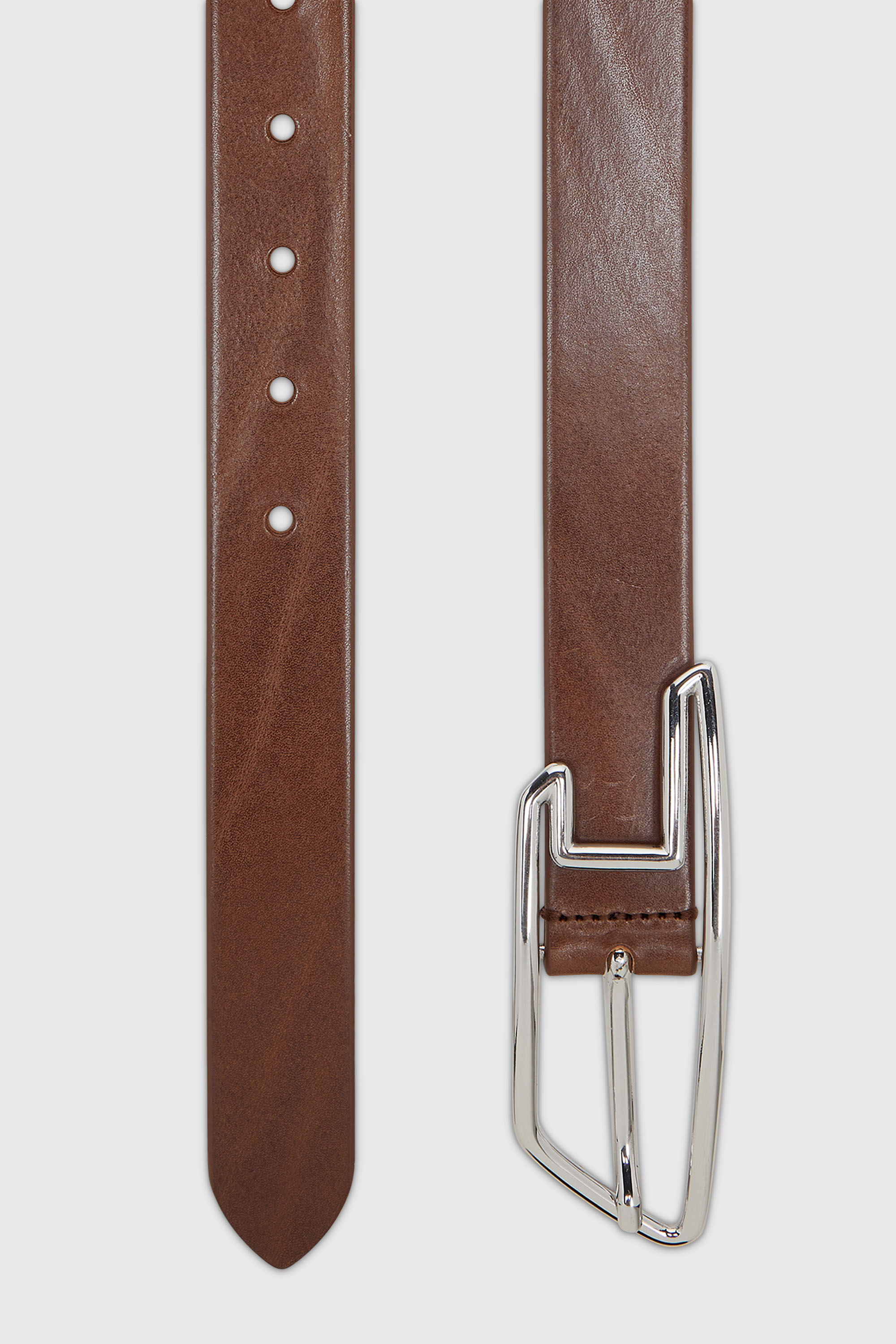 Diesel - B-D LINE W 30, Cintur&oacute;n 3 cm en piel pull-up Mujer in Marr&oacute;n - 2