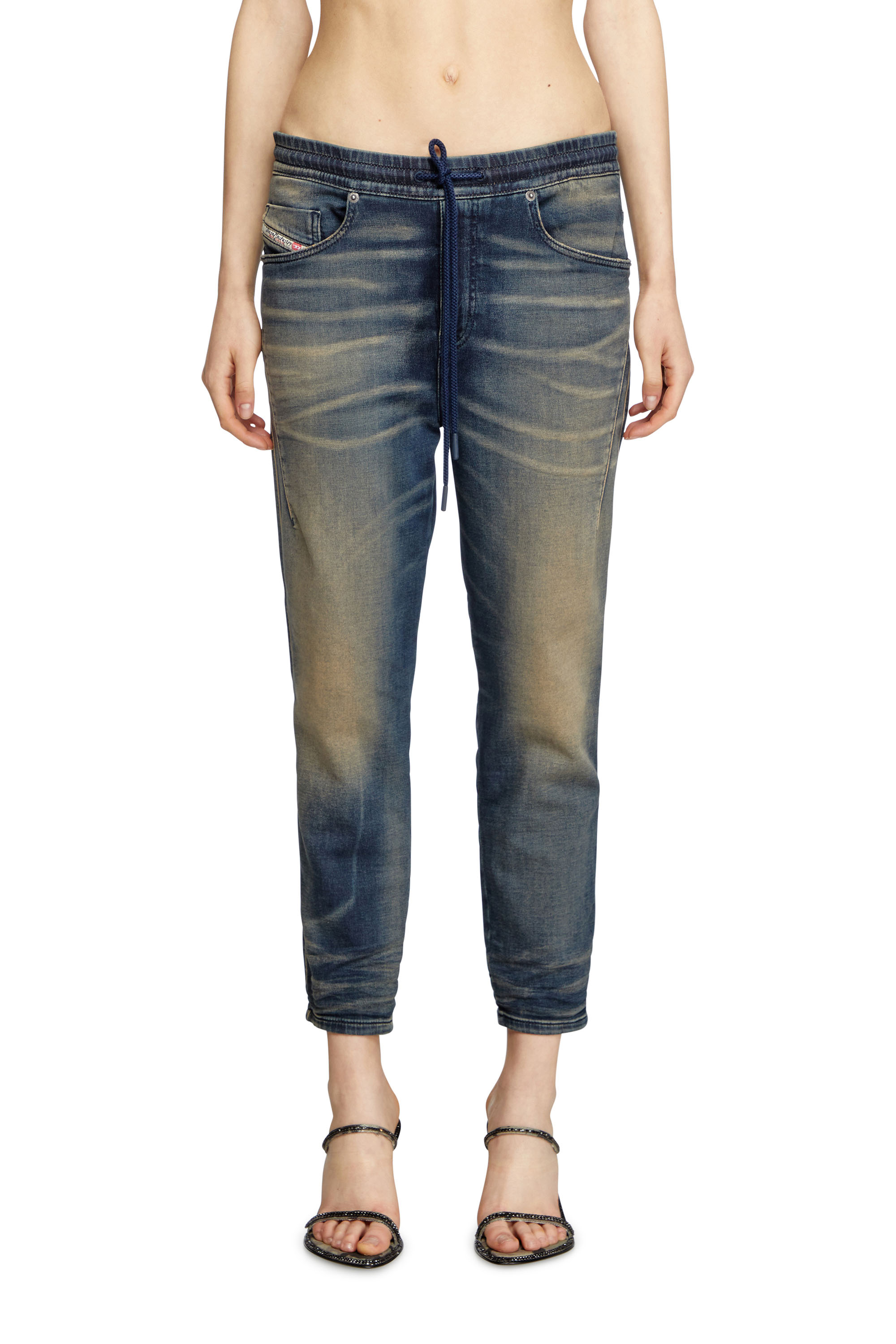 Diesel - Regular 2041 D-Fayza Joggjeans® 068PM Mujer, Azul Oscuro - 1