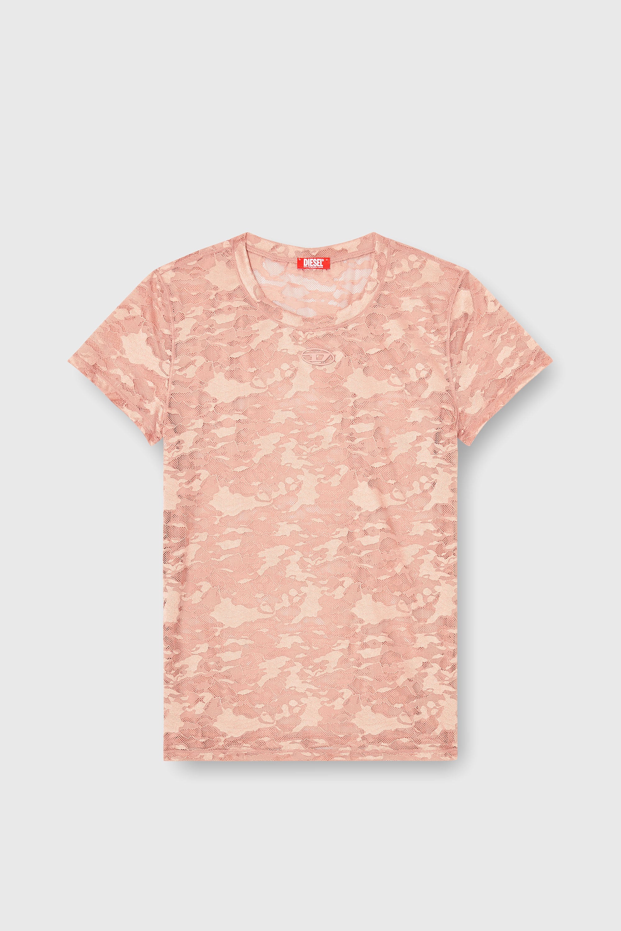 Diesel - KASIA-UTLT, Camiseta de encaje camuflado Mujer in Rosa - 2