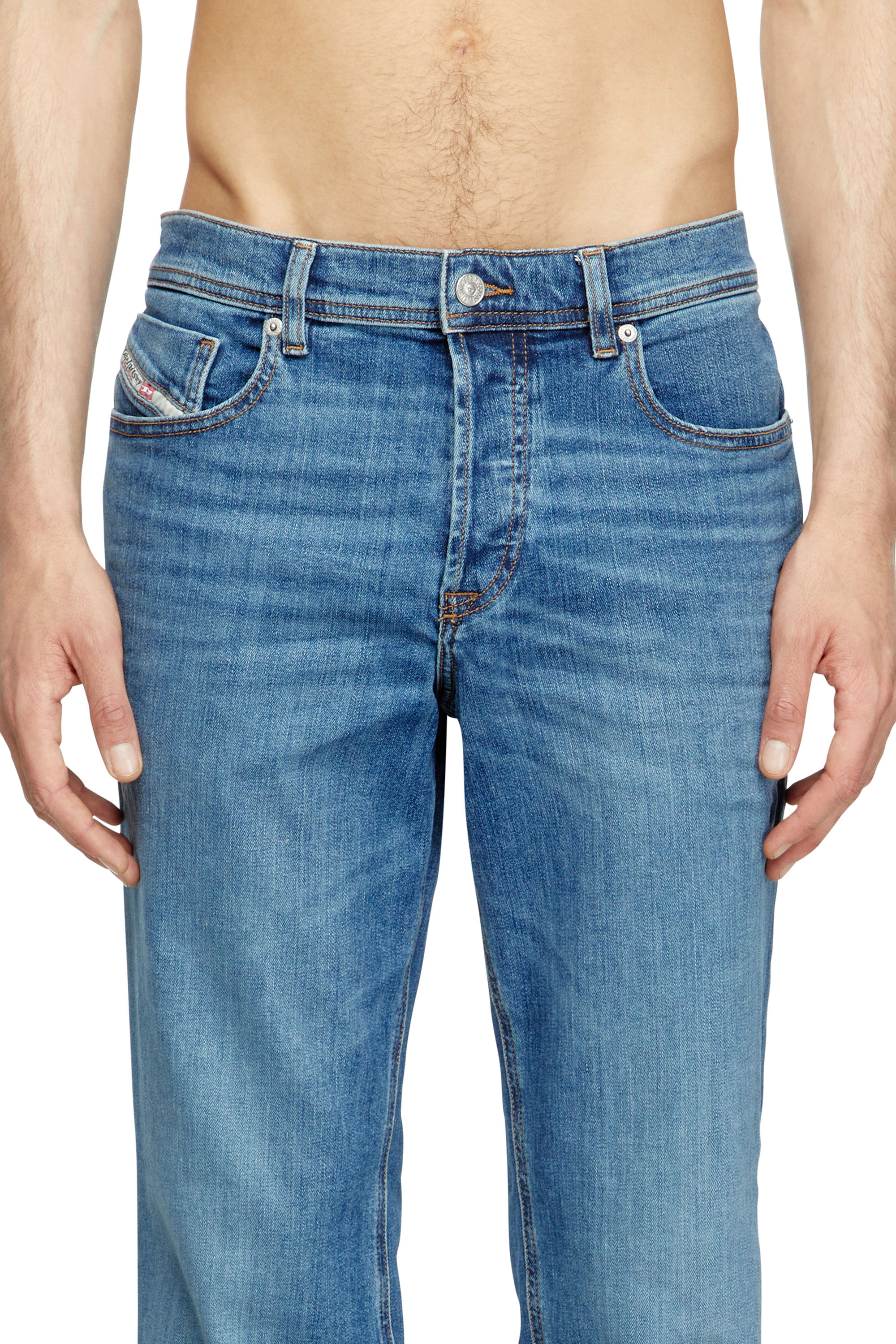 Regular Jeans 2023 D-Finitive 0KIAL, Azul Claro Diesel - Regular Jeans 2023 D-Finitive 0KIAL Hombre, Azul Claro - 5