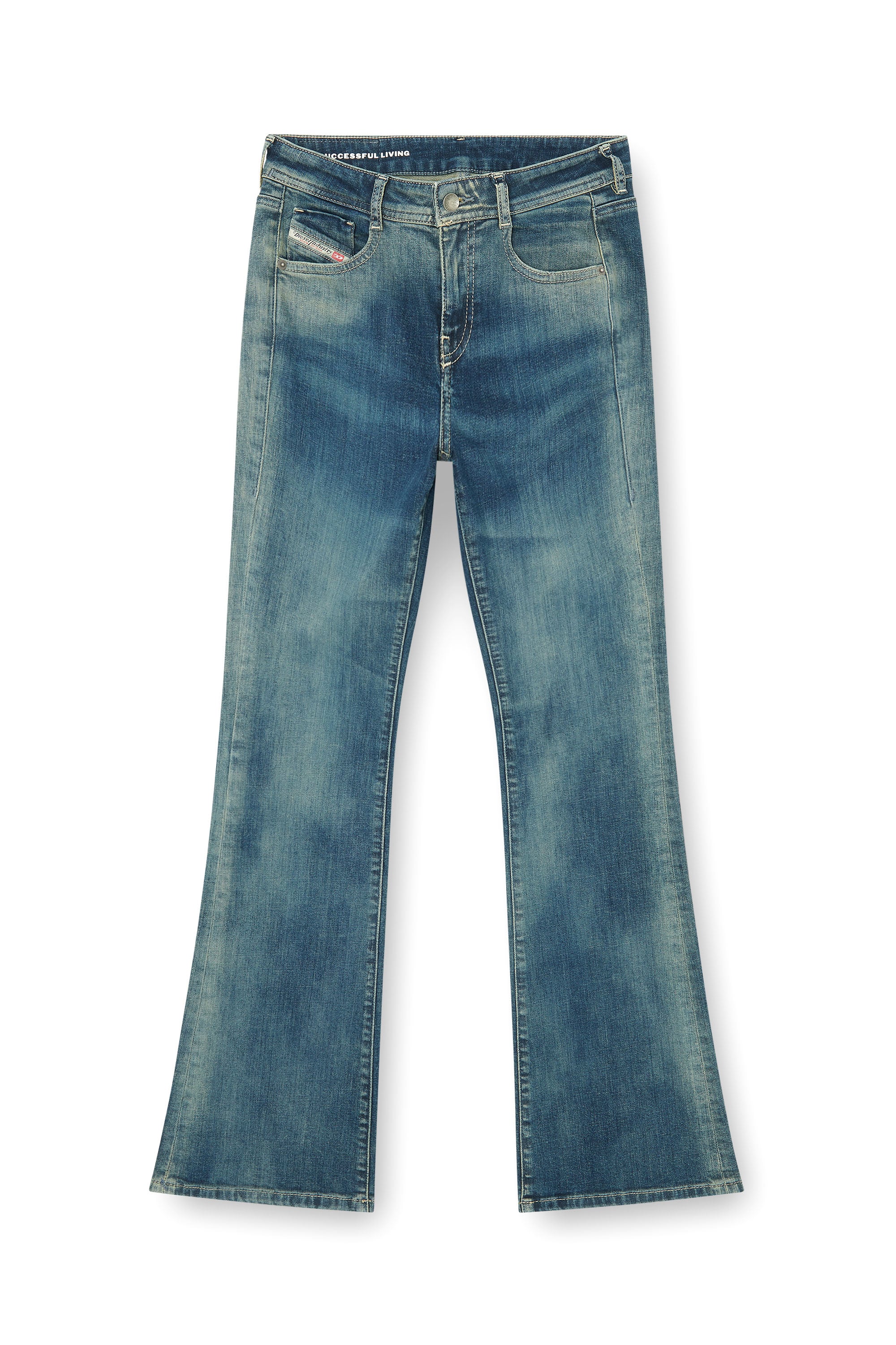Diesel - Bootcut Jeans 1969 D-Ebbey 09P41 Mujer, Azul medio - 3
