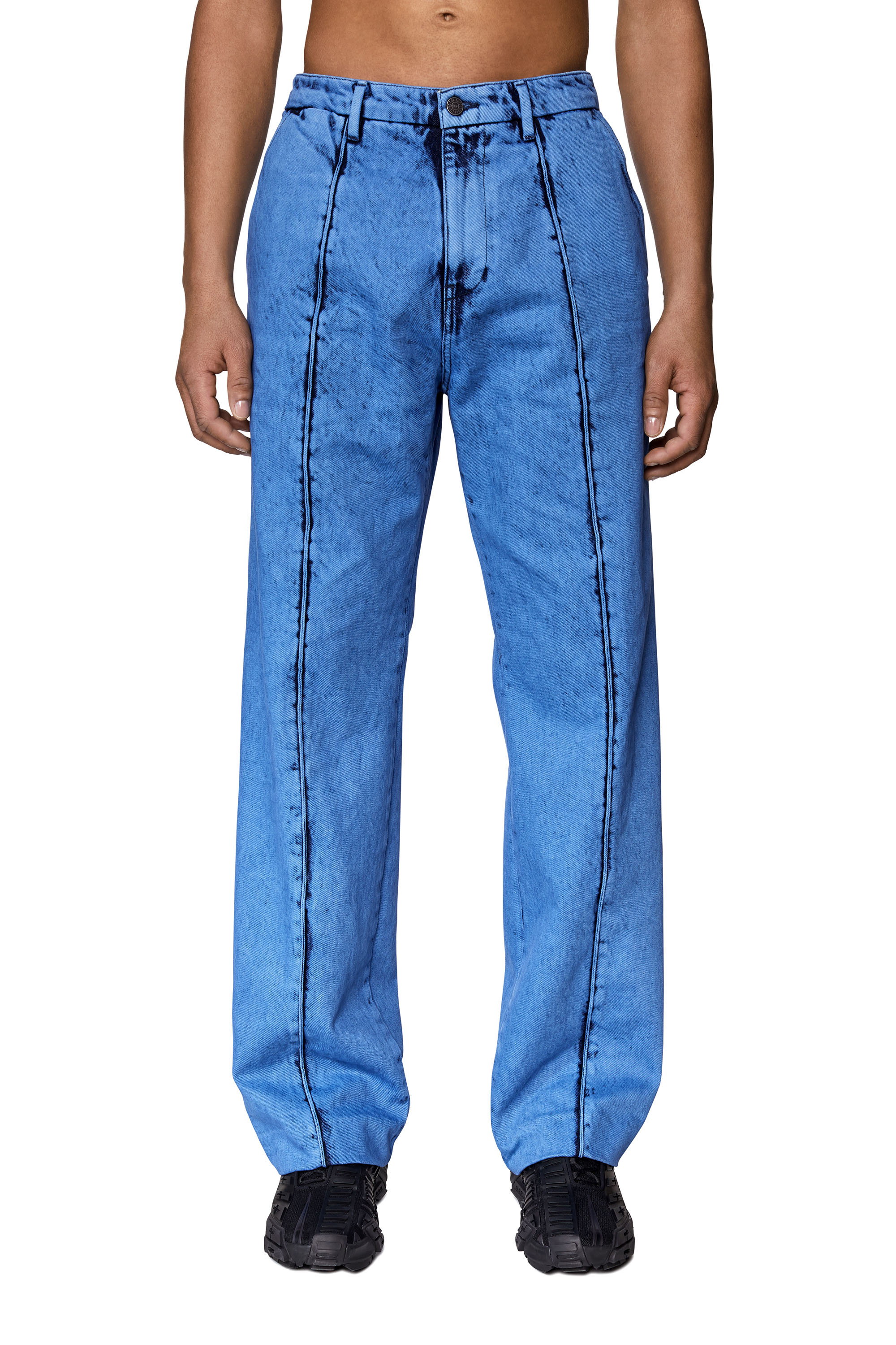 Diesel - D-Chino-Work 0EIAN Straight Jeans, Azul - Image 2