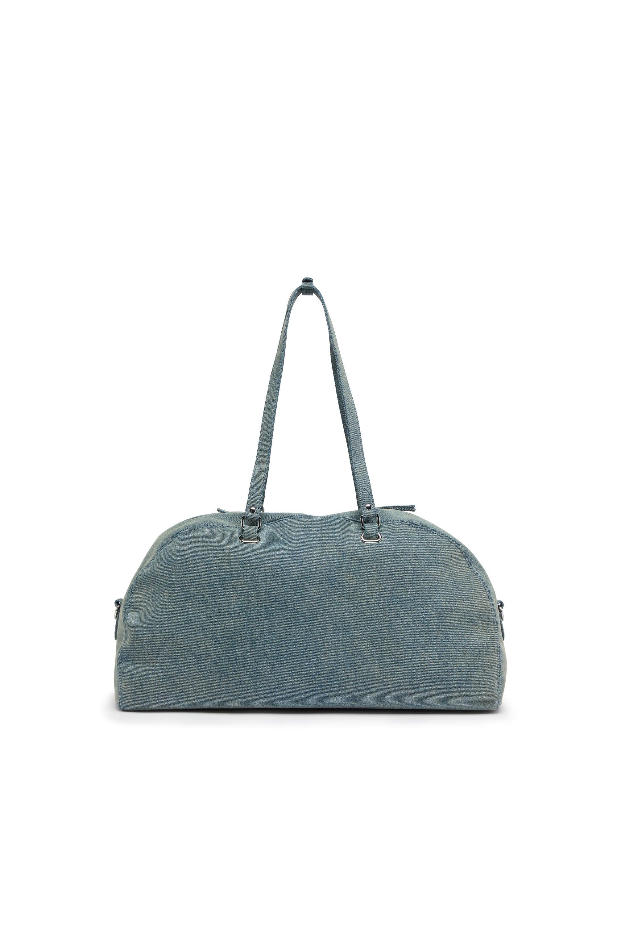 Diesel - 1DR DOME SOFT DUFFLE XL, 1DR Dome-Bolso de denim con logo Oval D Unisex in Azul marino - 3