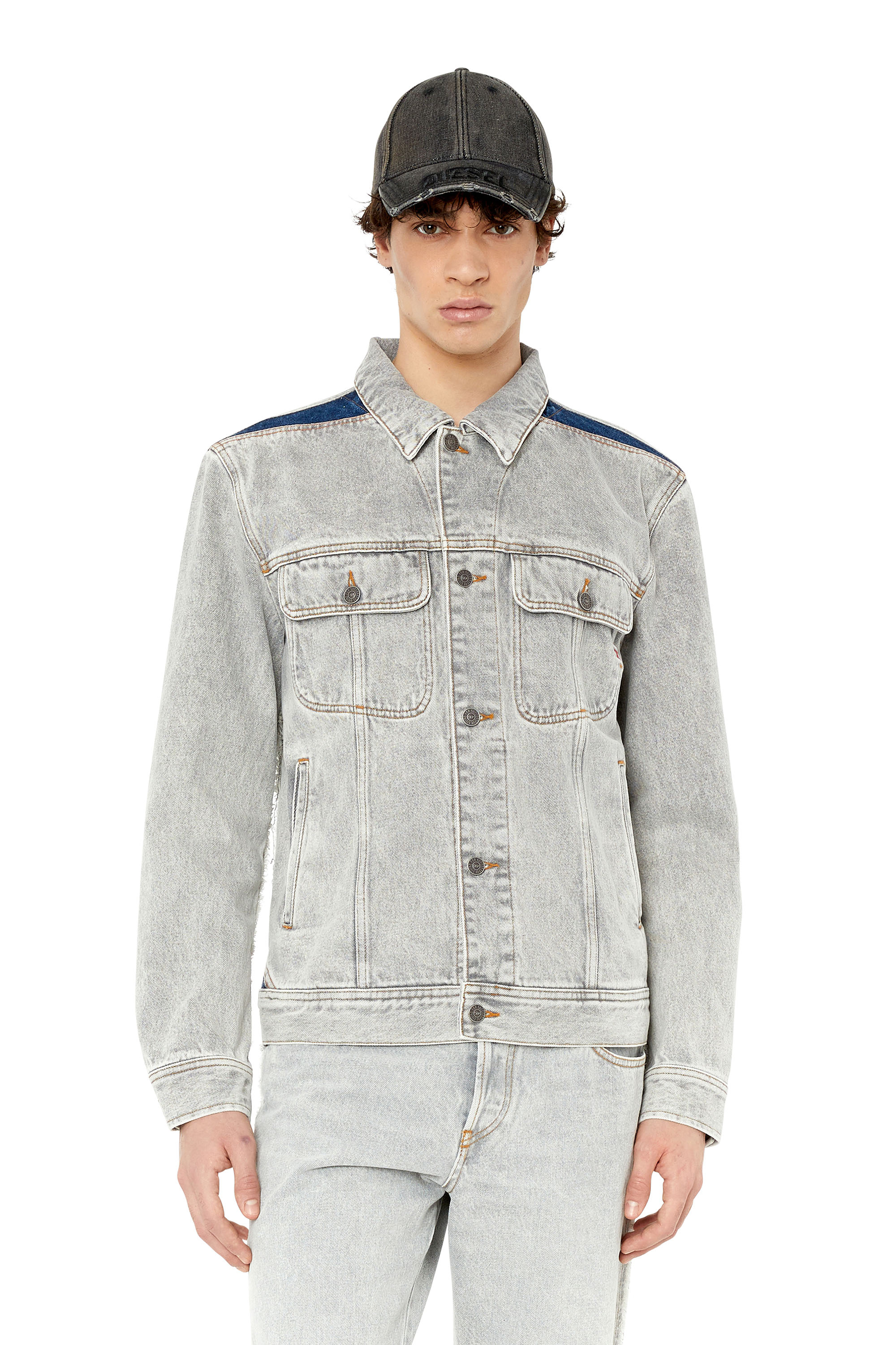 Diesel - D-BARCY-RS, Gris Claro - Image 1
