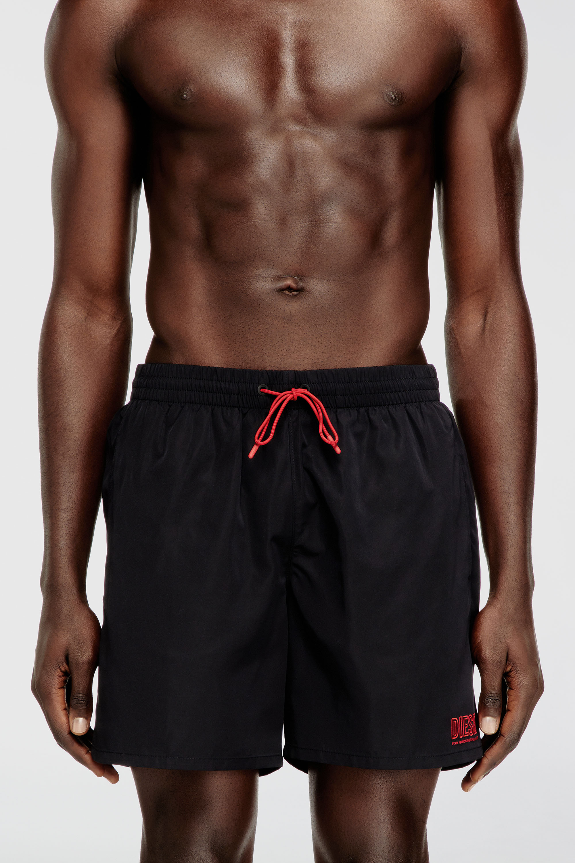 Diesel - SPORT-41-D-CORE, Ba&ntilde;ador con bolsillo de cremallera Hombre in Negro - 1