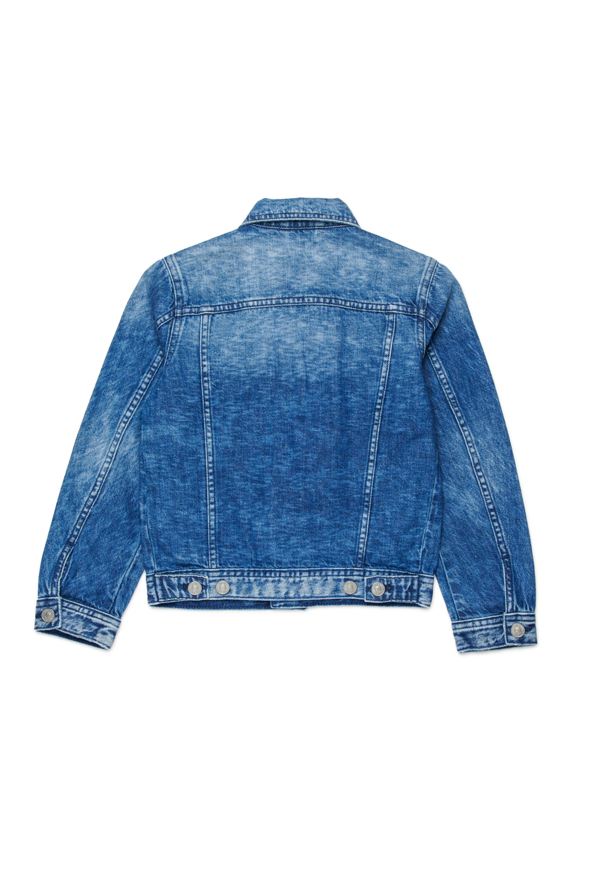 Diesel - JNHILL, Chaqueta trucker de denim Hombre in Azul marino - 2