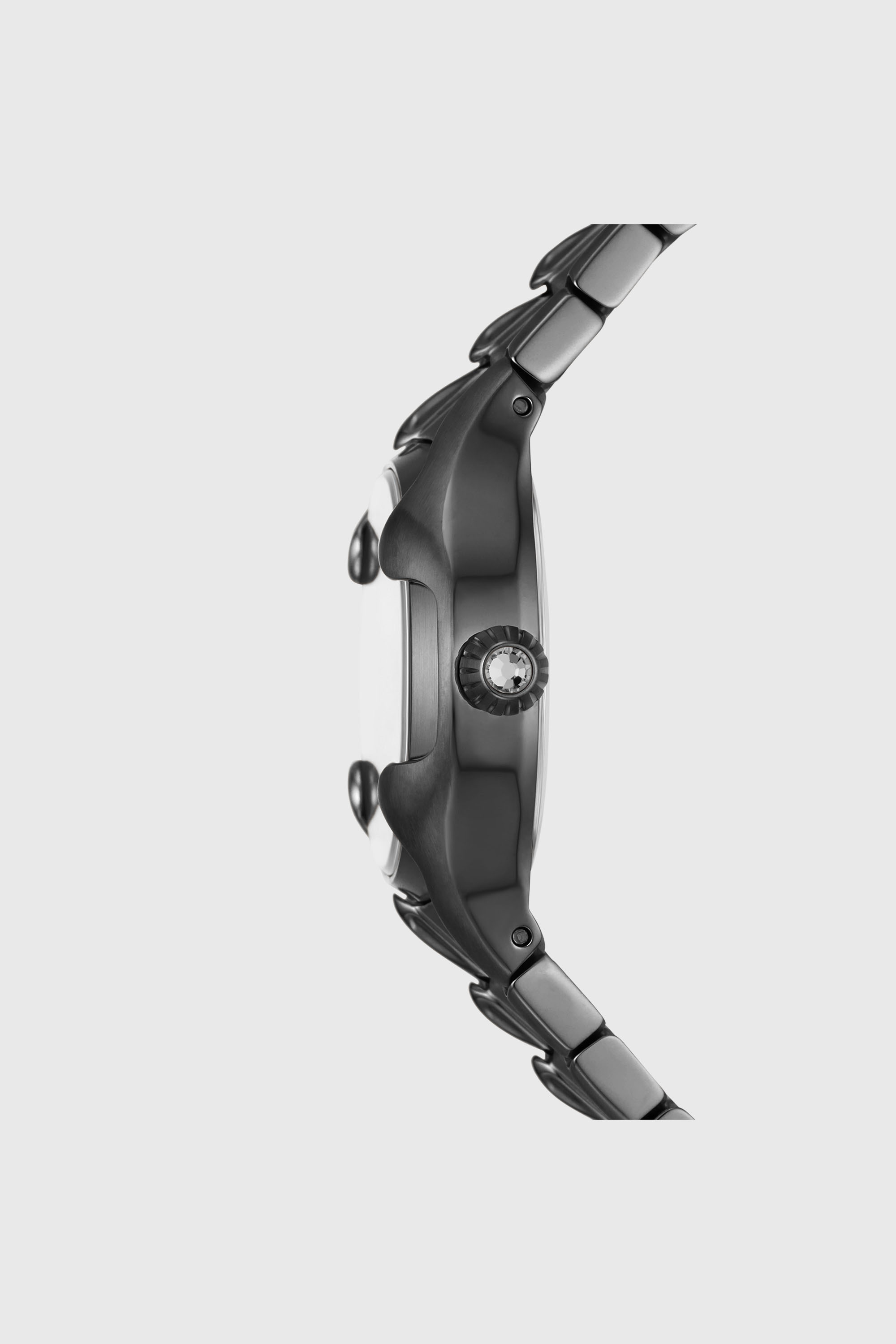 Diesel - DZ5603, Reloj Vert de acero inoxidable en gris plomo con movimiento de tres agujas Mujer in Gris - 3