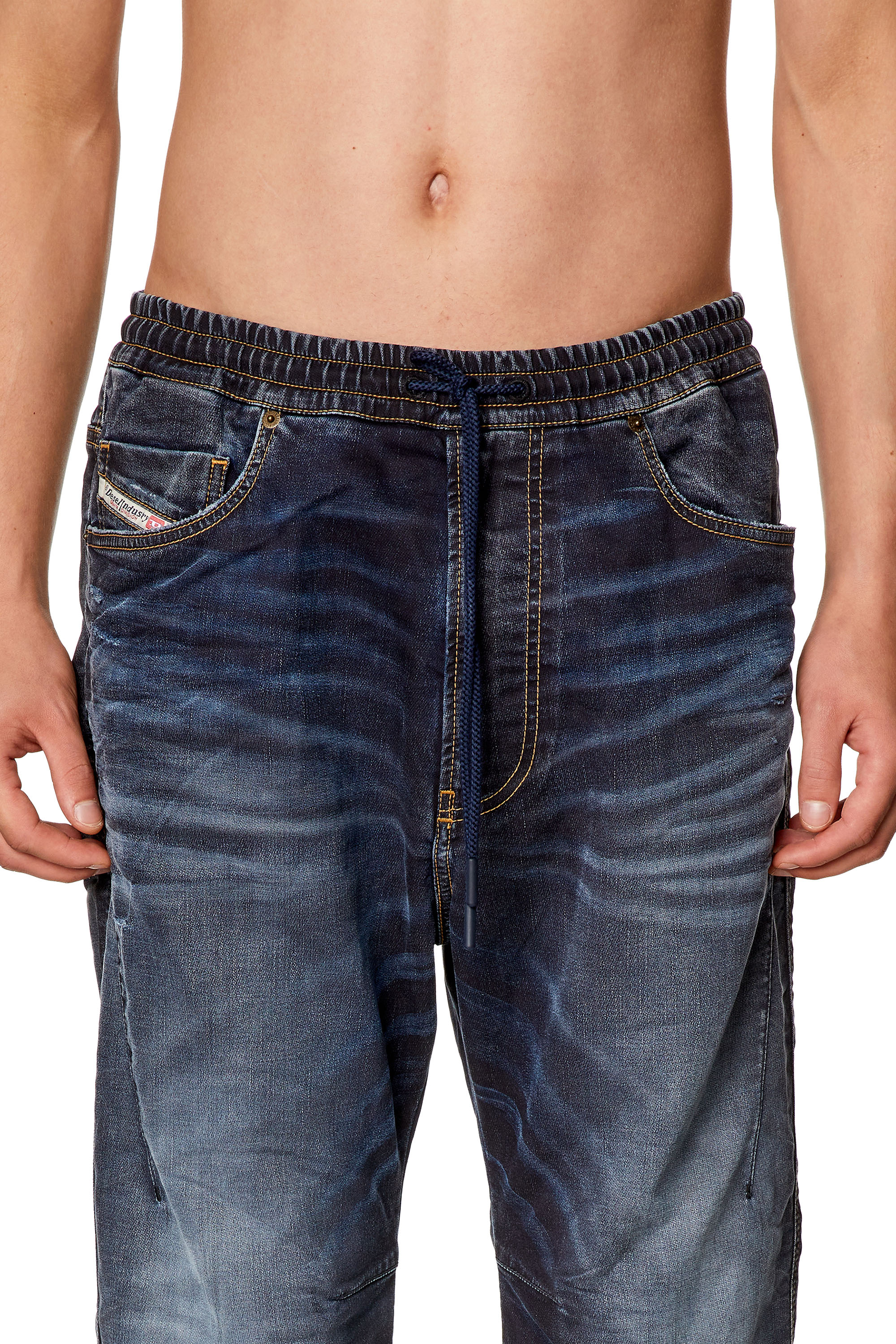 Diesel - Tapered 2040 D-Amage Joggjeans® 09I18, Azul Oscuro - Image 5