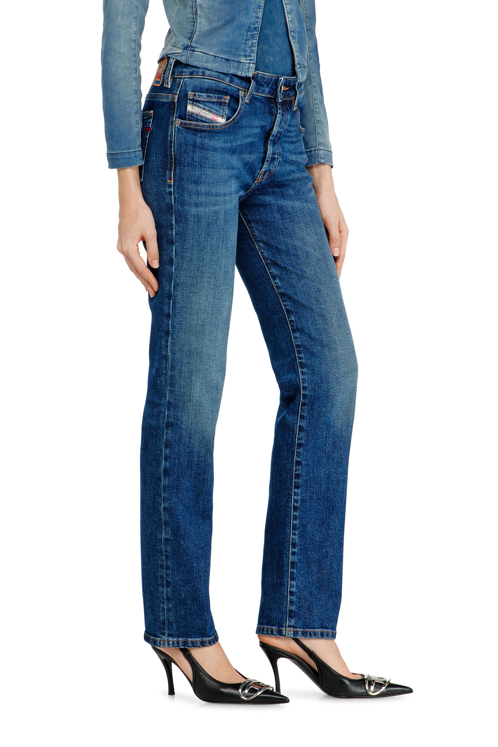 Diesel - Regular Jeans 1989 D-Mine 09I28 Mujer, Azul Oscuro - 7