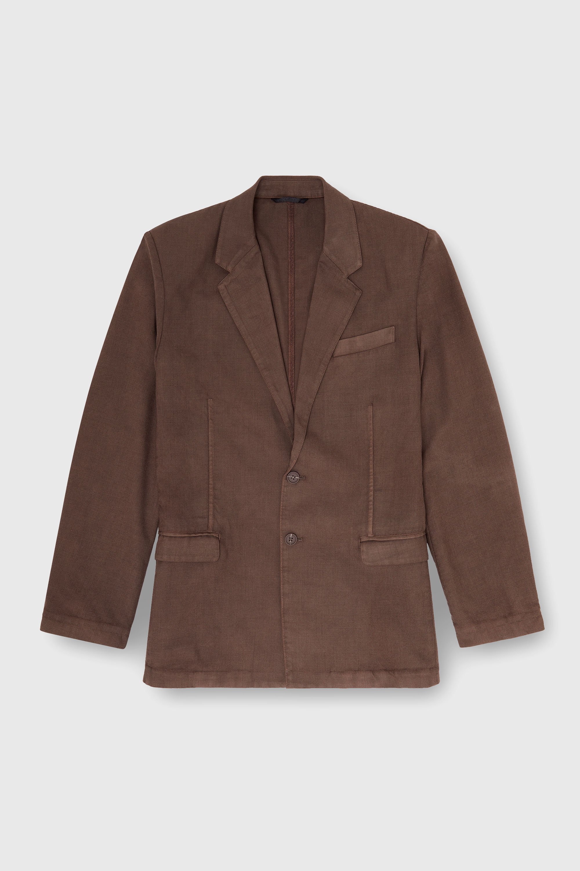 Diesel - J-CREED-AECB, Blazer de lana stretch Hombre in Marr&oacute;n - 2