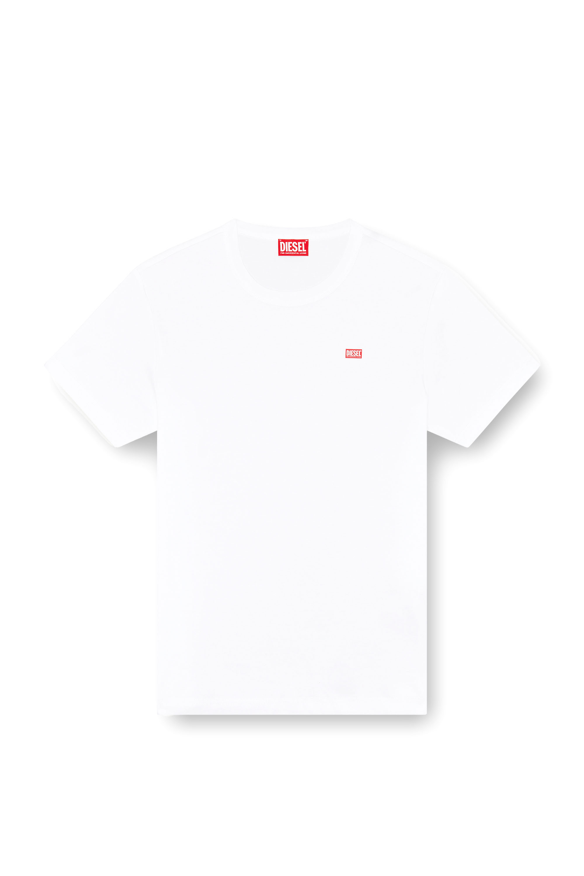 Diesel - T-MIEGOR-K77, Camiseta de algod&oacute;n mercerizado Hombre in Blanco - 3