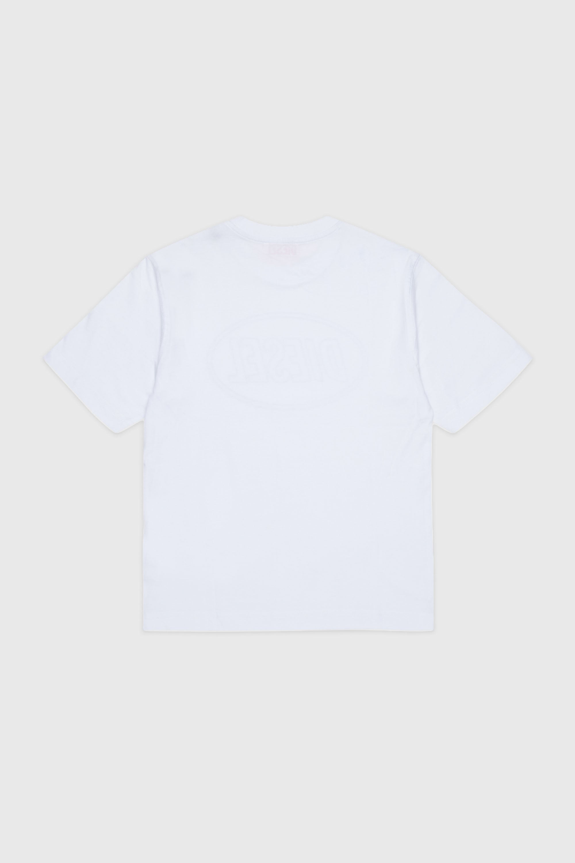 Diesel - TCIRCLE OVER, Man's Cotton T-shirt with Diesel print in White - 2