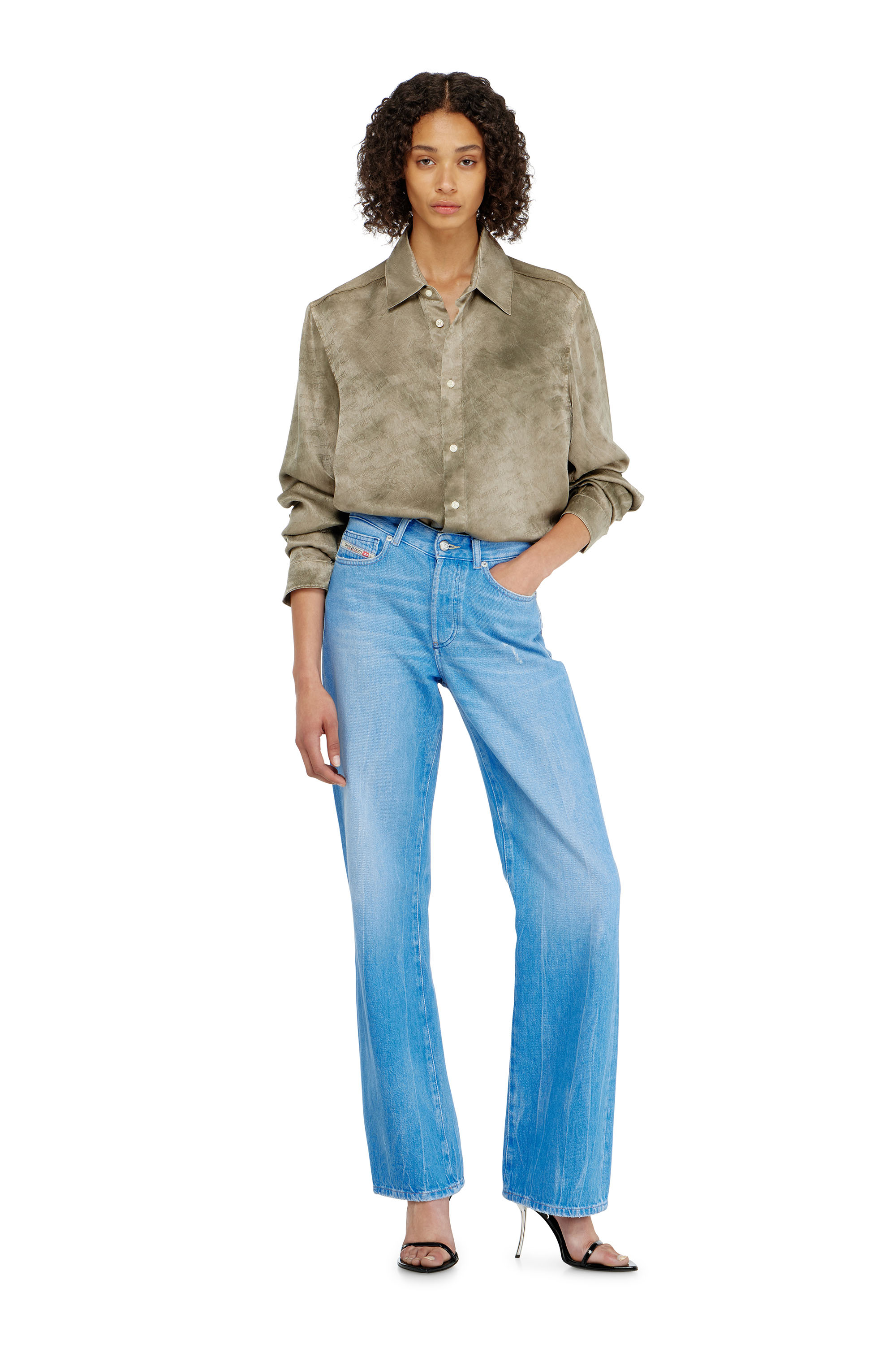 Diesel - Regular Jeans 1971 D-Sent 09P88 Mujer, Azul Claro - 1