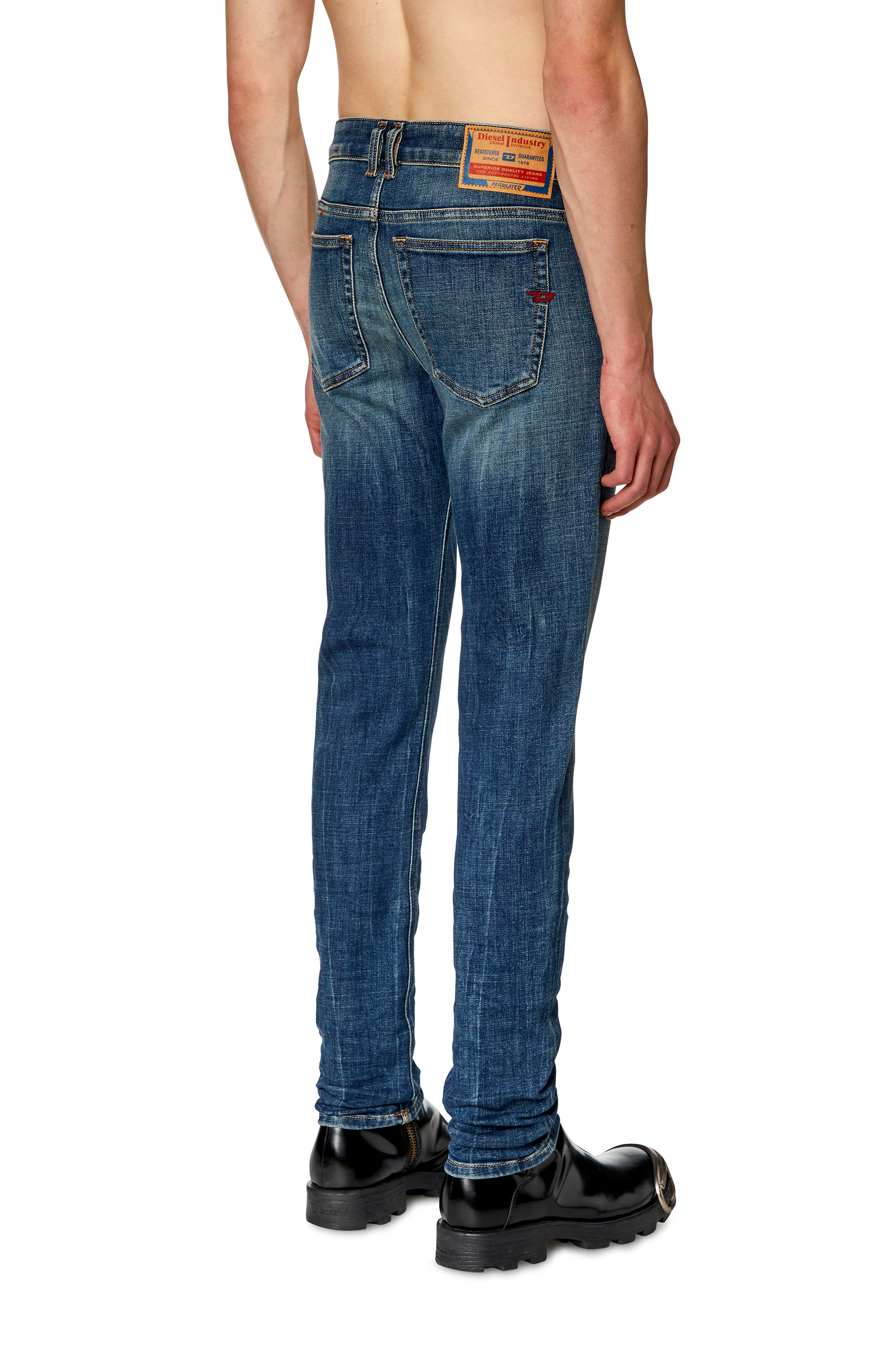 Skinny Jeans 1979 Sleenker 09H67, Azul Oscuro Diesel - Skinny Jeans 1979 Sleenker 09H67 Hombre, Azul Oscuro - 4
