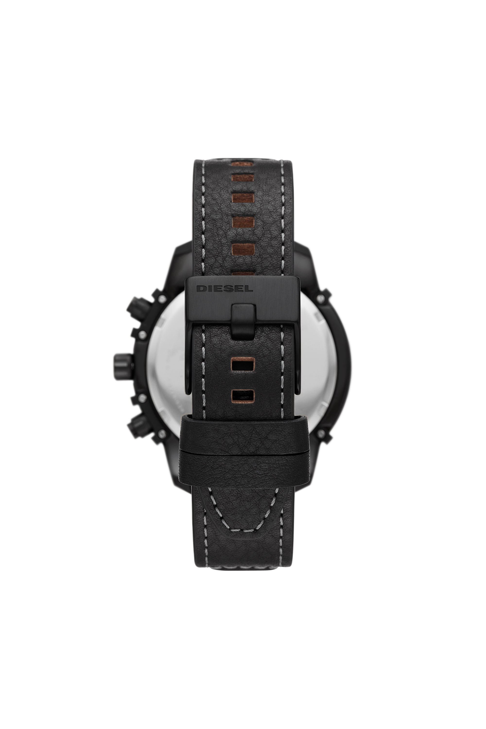 Diesel - DZ4576, Reloj Griffed con correa de cuero Hombre in Negro - 2