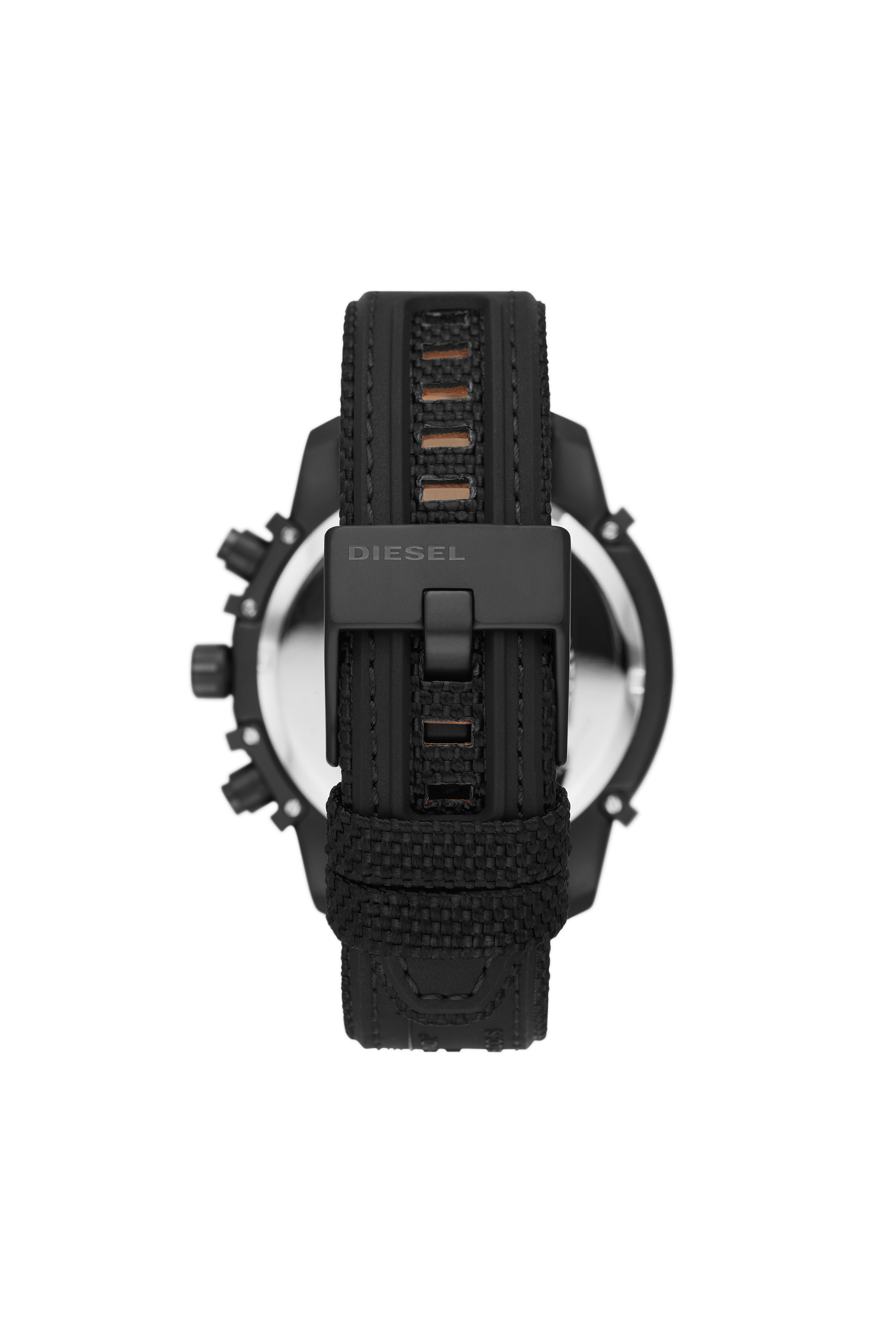 Diesel - DZ4556, Reloj cronógrafo Griffed con correa en lona negra Hombre in Negro - 2