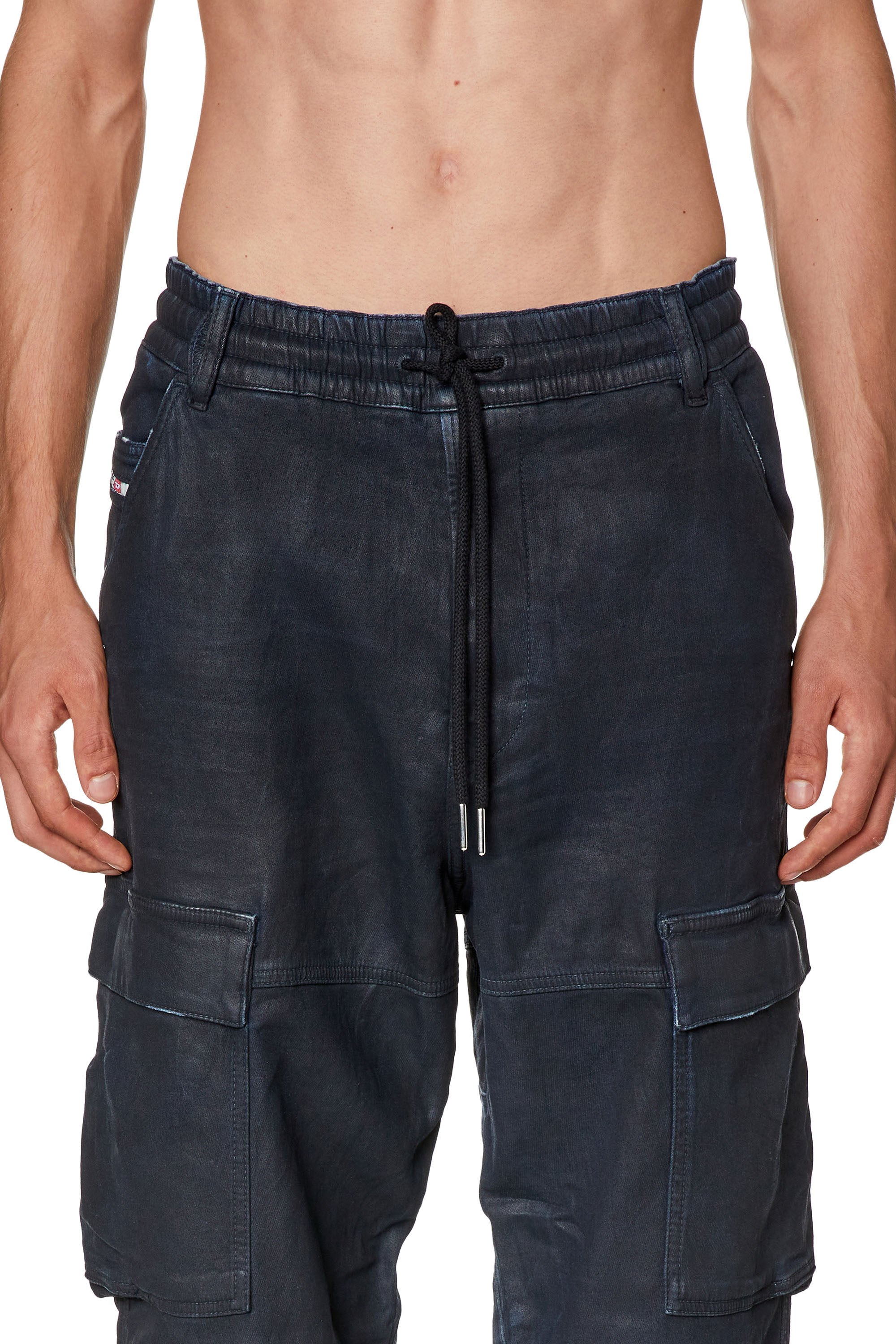 Diesel - Tapered Krooley JoggJeans® 09H05, Azul Oscuro - Image 4