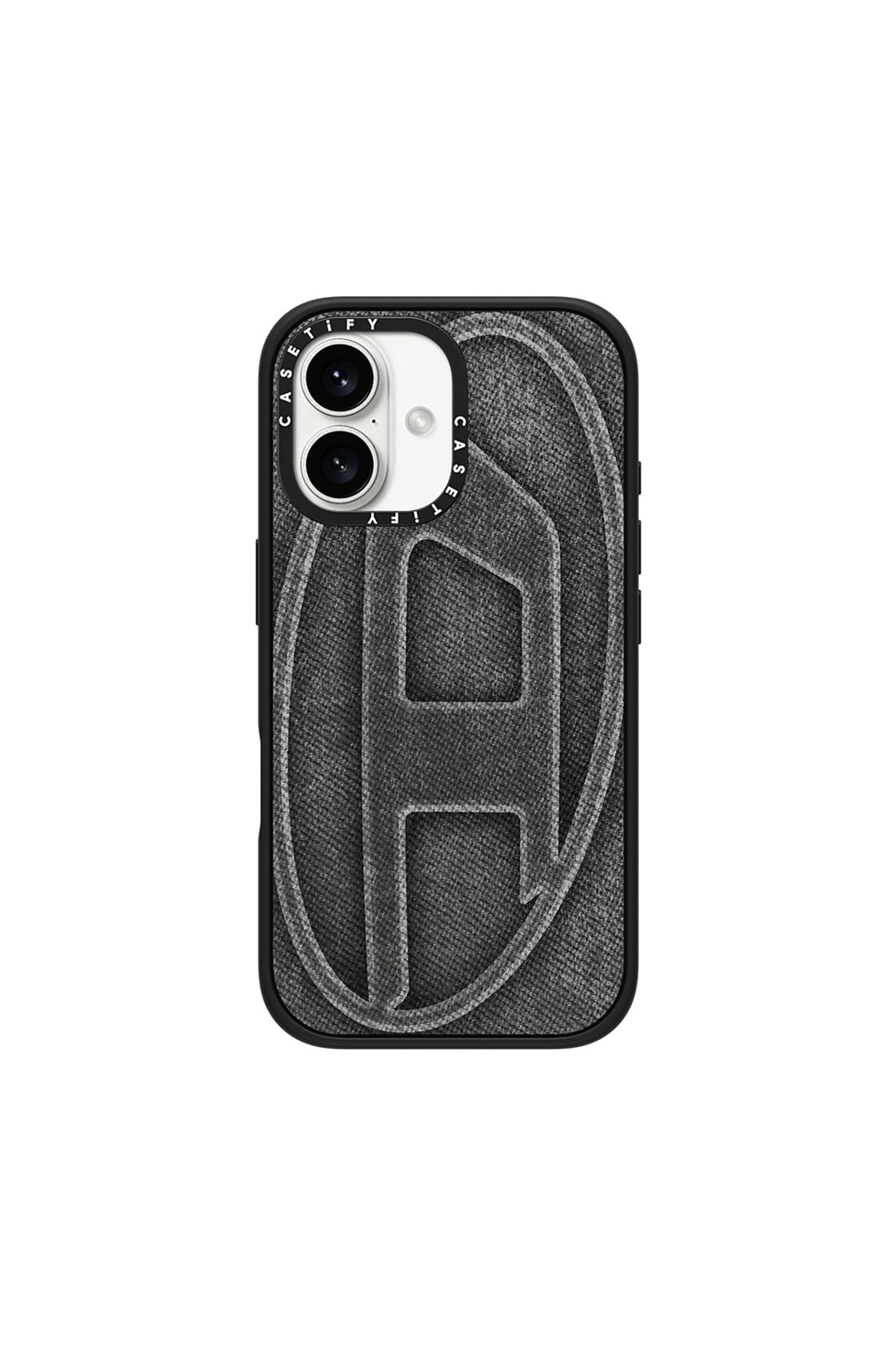 Diesel - 60578 MOULDED CASE, Funda Oval D impact por iPhone 16 Unisex in Negro - 1