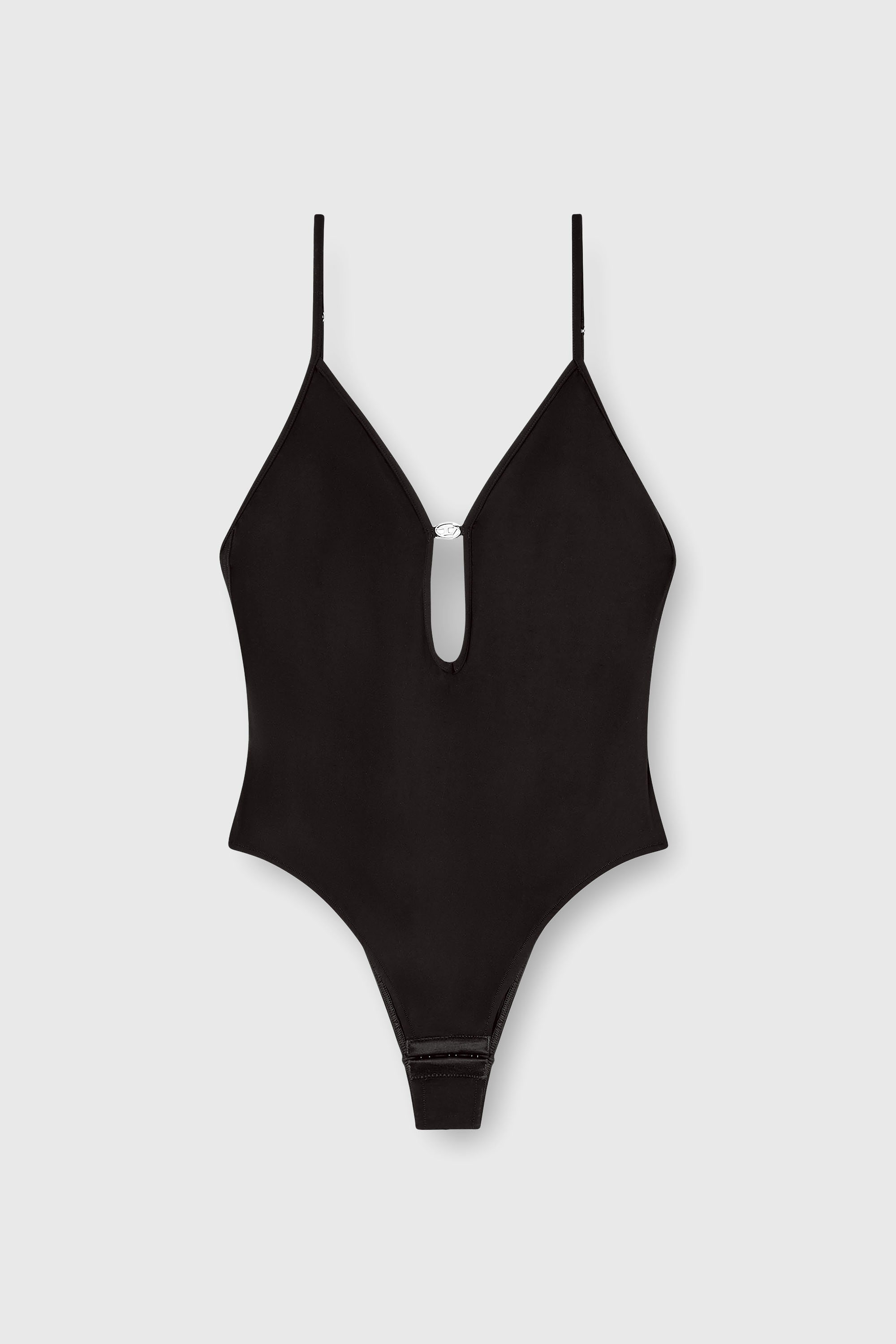 Diesel - UFBY-OVAL-D-BODYSUIT, Body Oval D Mujer in Negro - 2