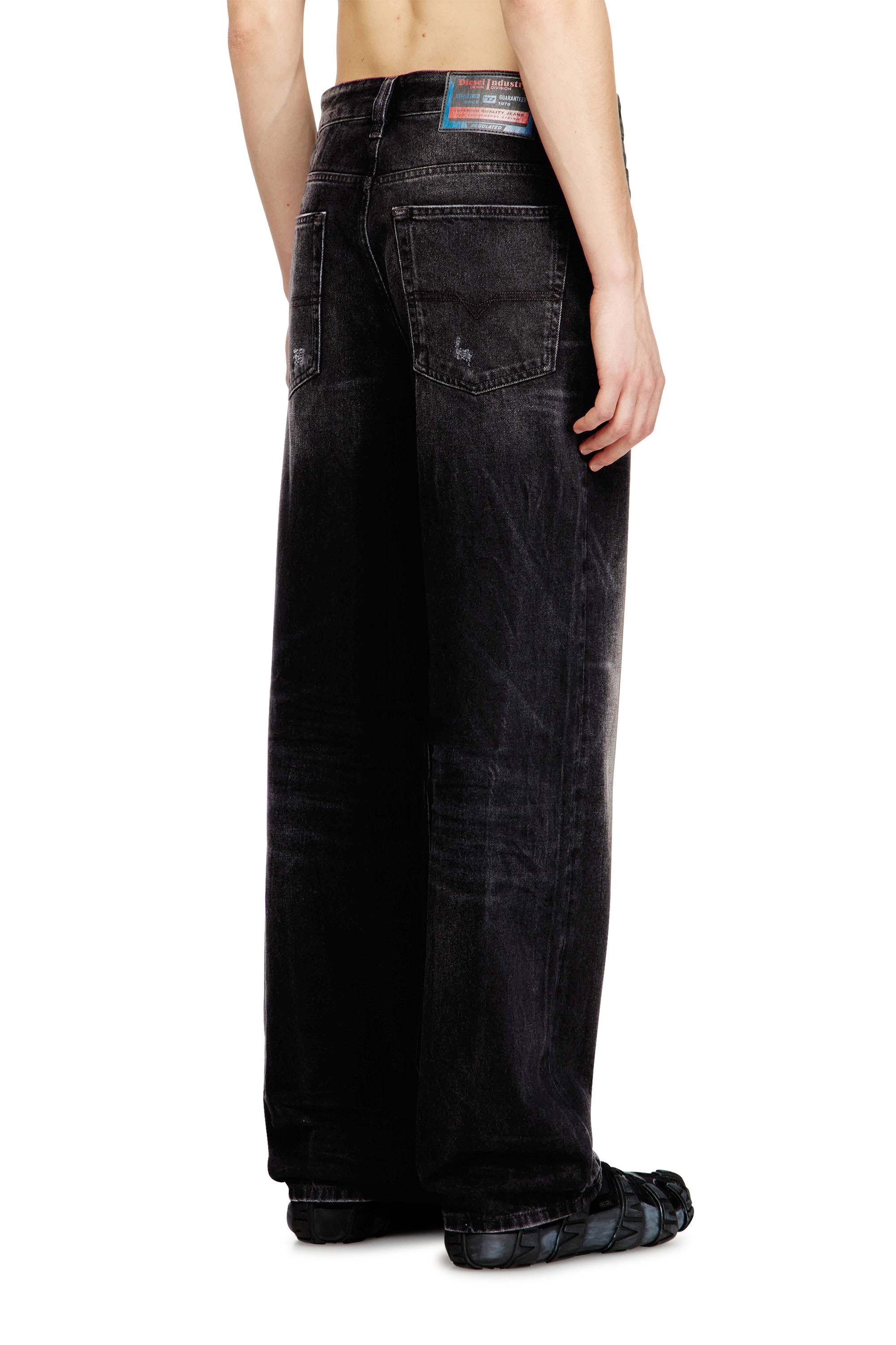 Diesel - Relaxed Jeans 2001 D-Macro 0BEBB Hombre, Negro - 4