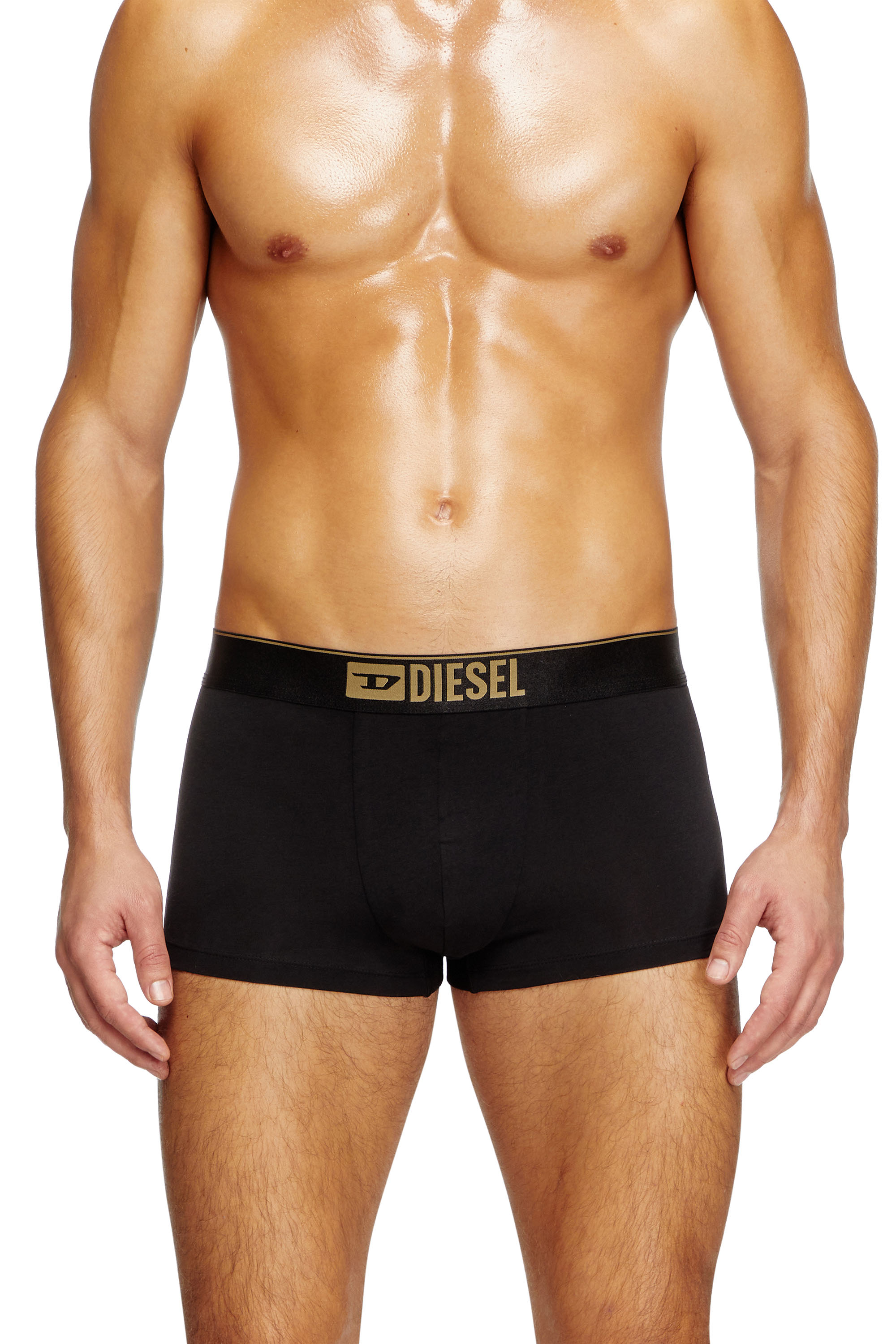 Diesel - DAMIEN-GFT-3PACK, Paquete de tres bóxers ajustados metálicos Hombre in Negro - 2