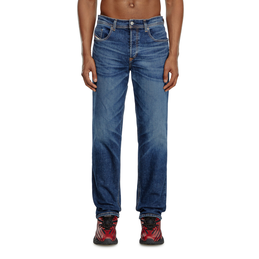 Diesel - Tapered Jeans 2023 D-Finitive 09J47, Azul Oscuro - Image 8