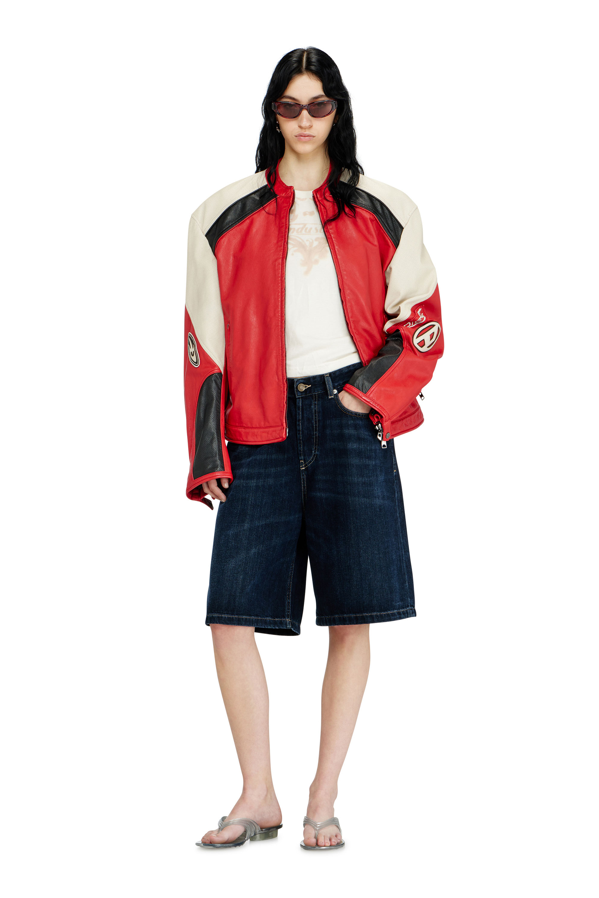 Diesel - MELISSA QUANTUM THONG, Chanclas esculturales en Melflex&reg; Mujer in Gris - 2