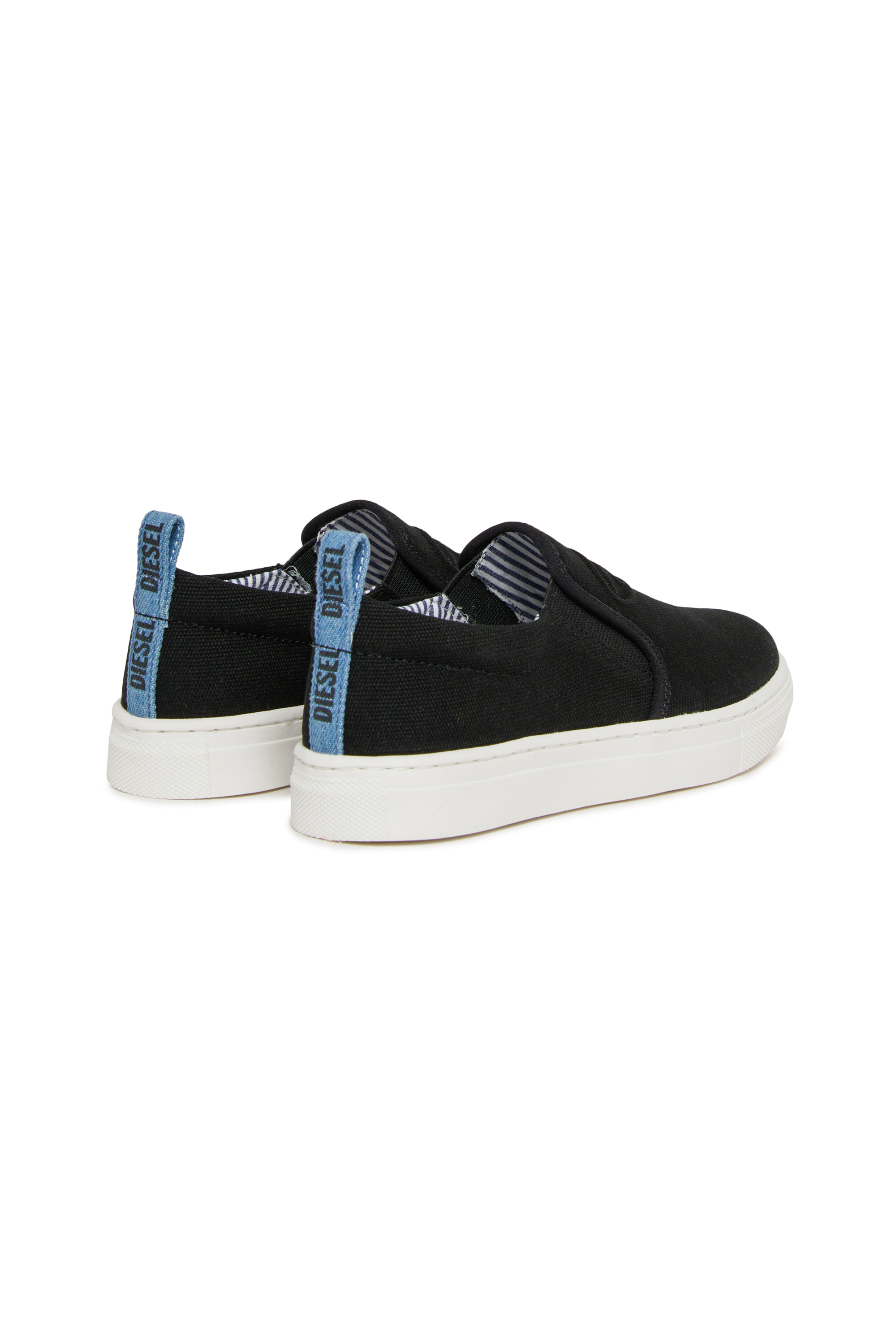 Diesel - S-SLIPGAB, S-SLIPGAB-Zapatillas slip-on de algod&oacute;n Unisex in Negro - 3