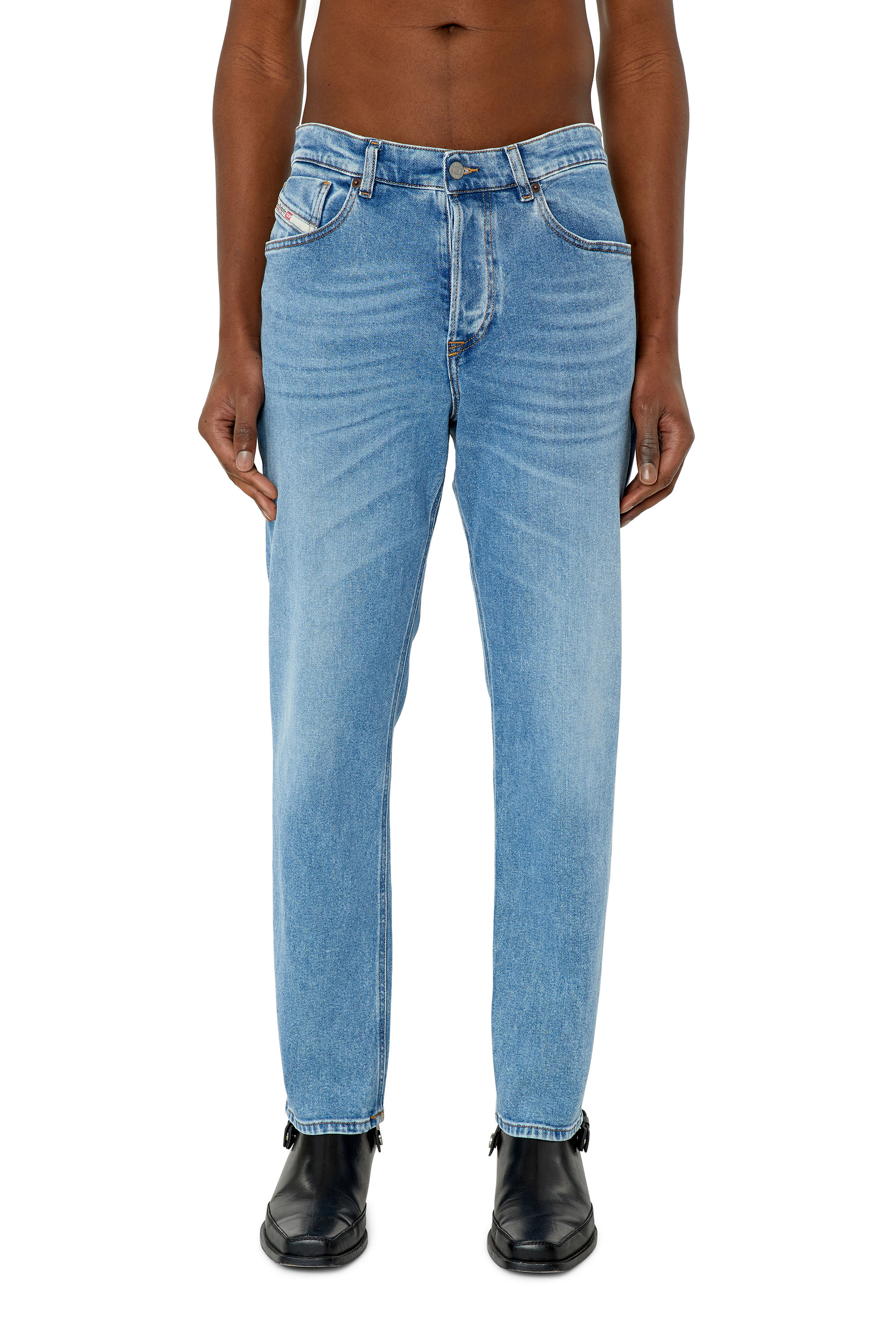 Diesel - 2005 D-FINING 9B92L Tapered Jeans, Azul Claro - Image 1