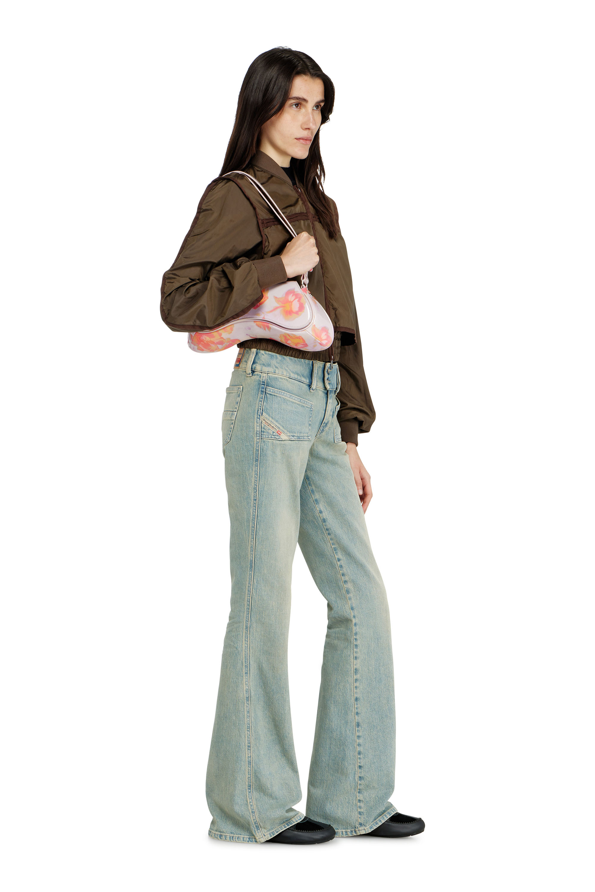 Diesel - Bootcut Jeans D-Hush 09N33 Mujer, Azul medio - 2