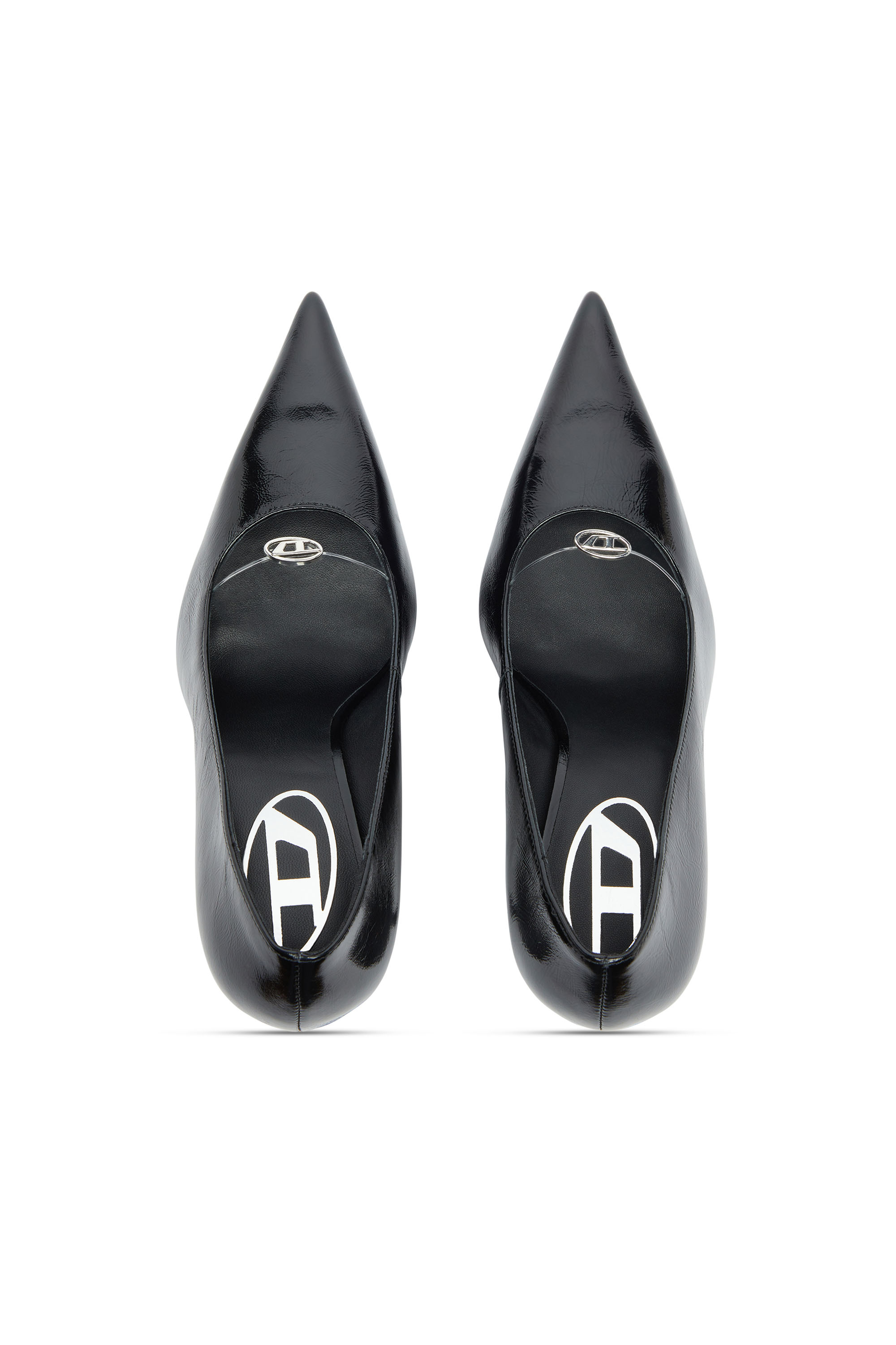 Diesel - D-JEWELS 90 P, D-Ten&Half - Salones de piel naplak Mujer in Negro - 4