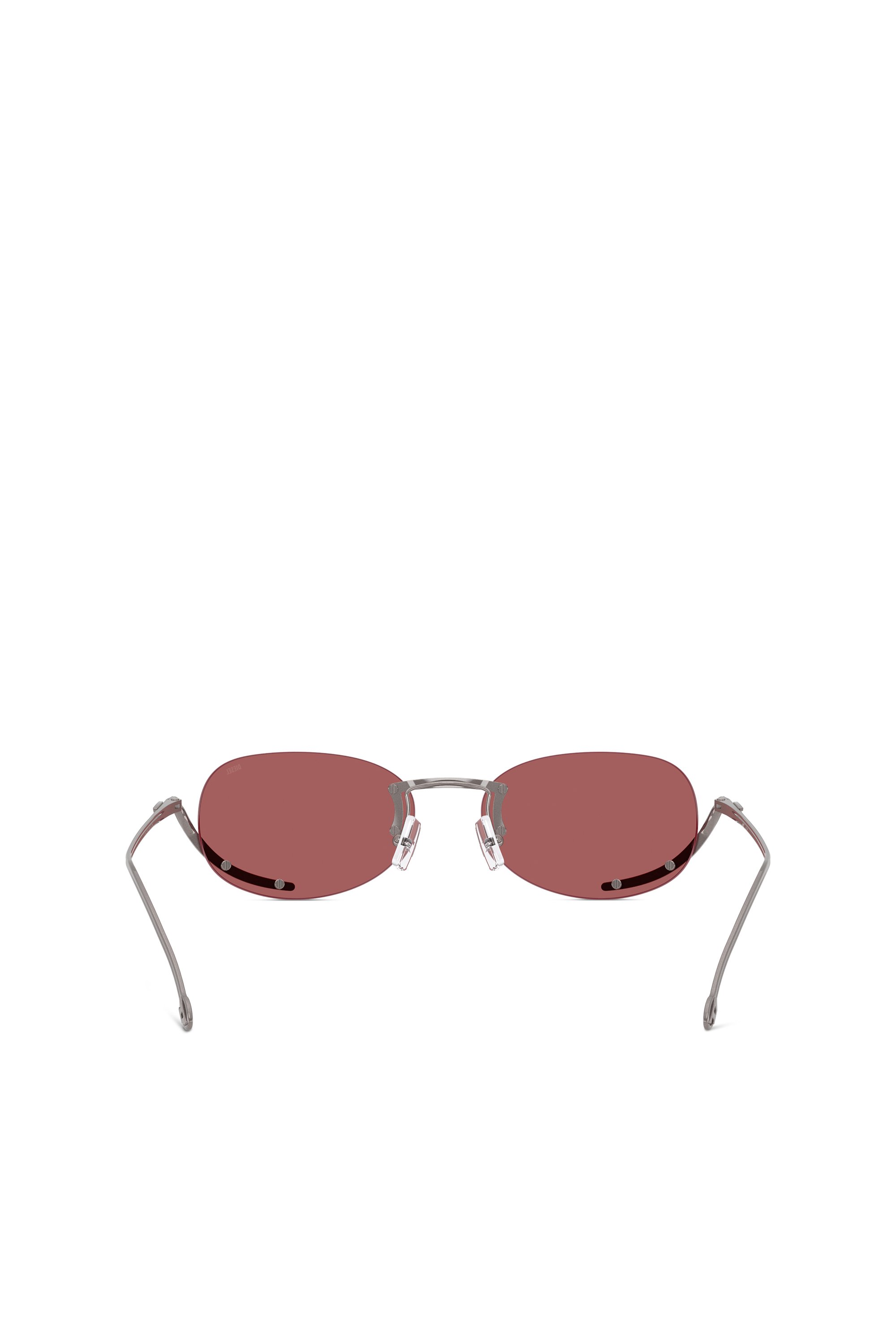 Diesel - 0DL1004, Gafas ovales Unisex in Rojo - 3