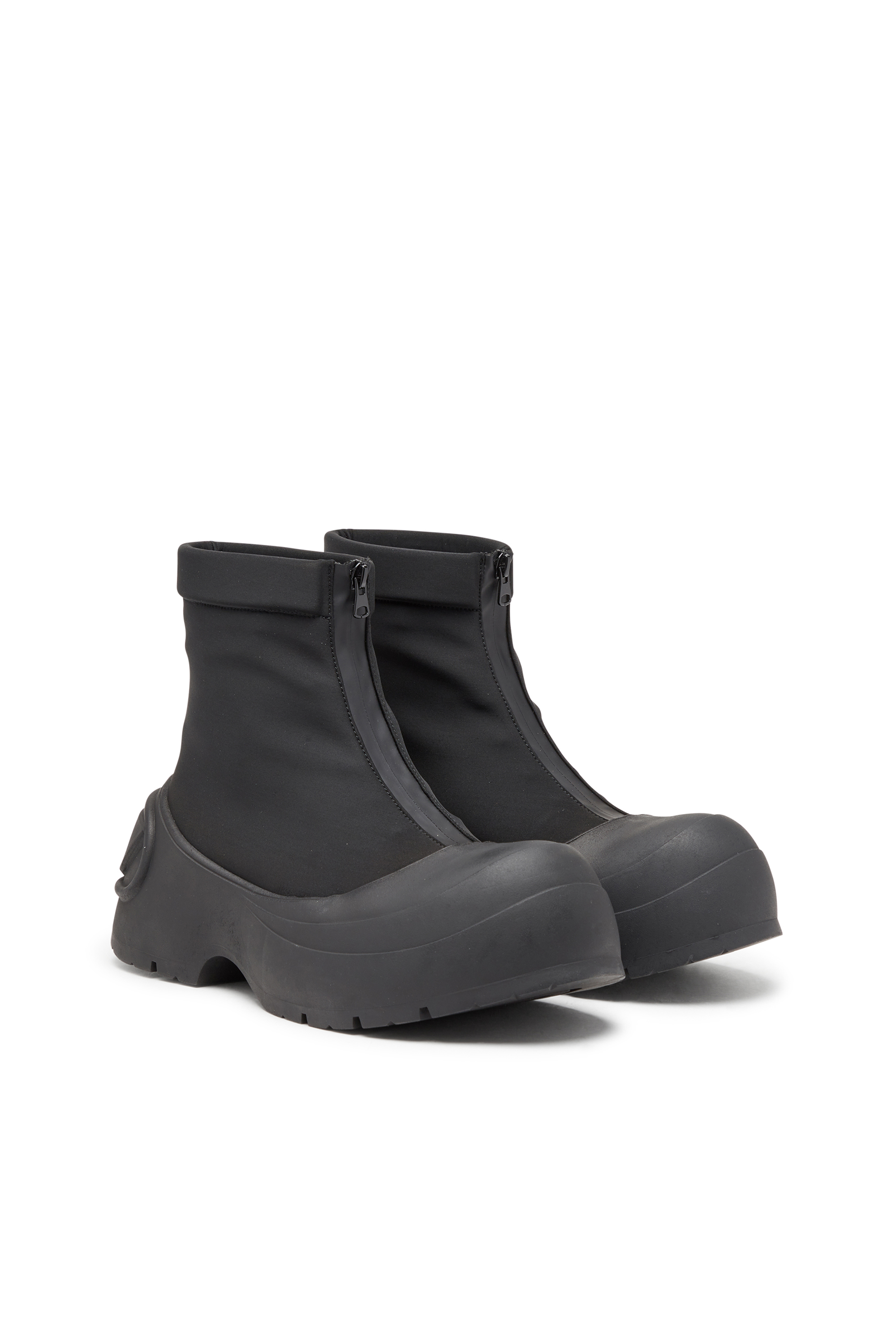 Diesel - D-DONALD CH, D-Donald-Botines con ribetes de goma Hombre in Negro - 2