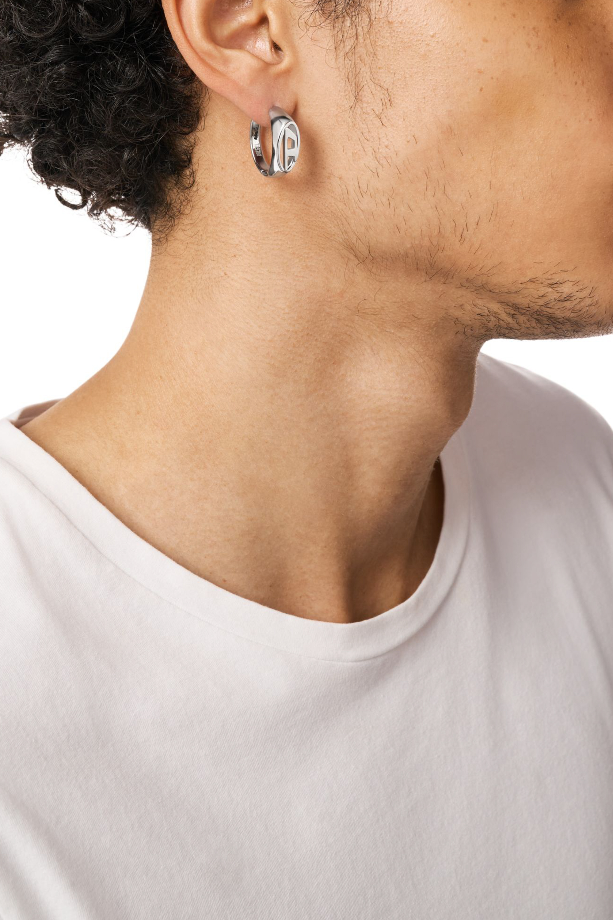 Diesel - DX1642040 JEWELLERY, Aro de acero inoxidable. Unisex in Plateado - 4