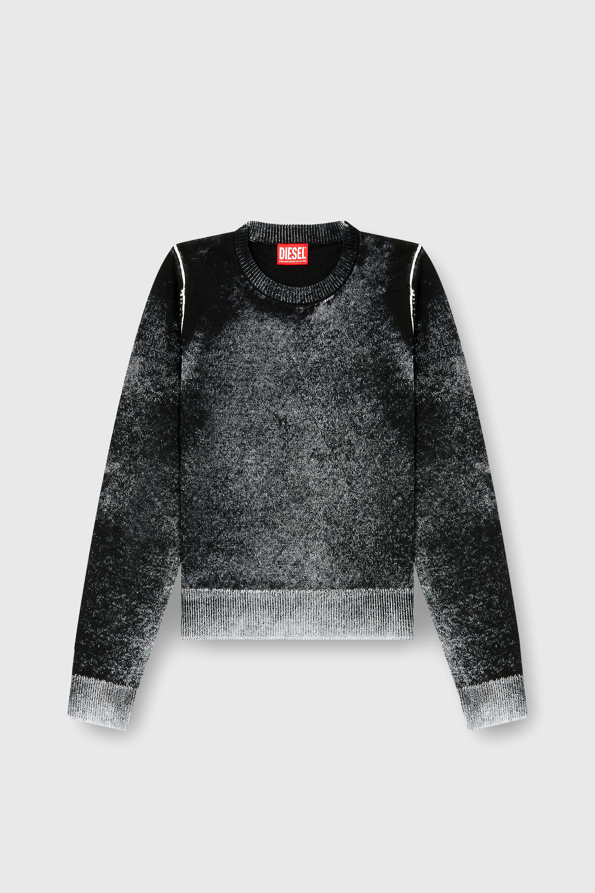 Diesel - M-LOVRE, Jersey con estampado reversible desgastado Mujer in Multicolor - 2