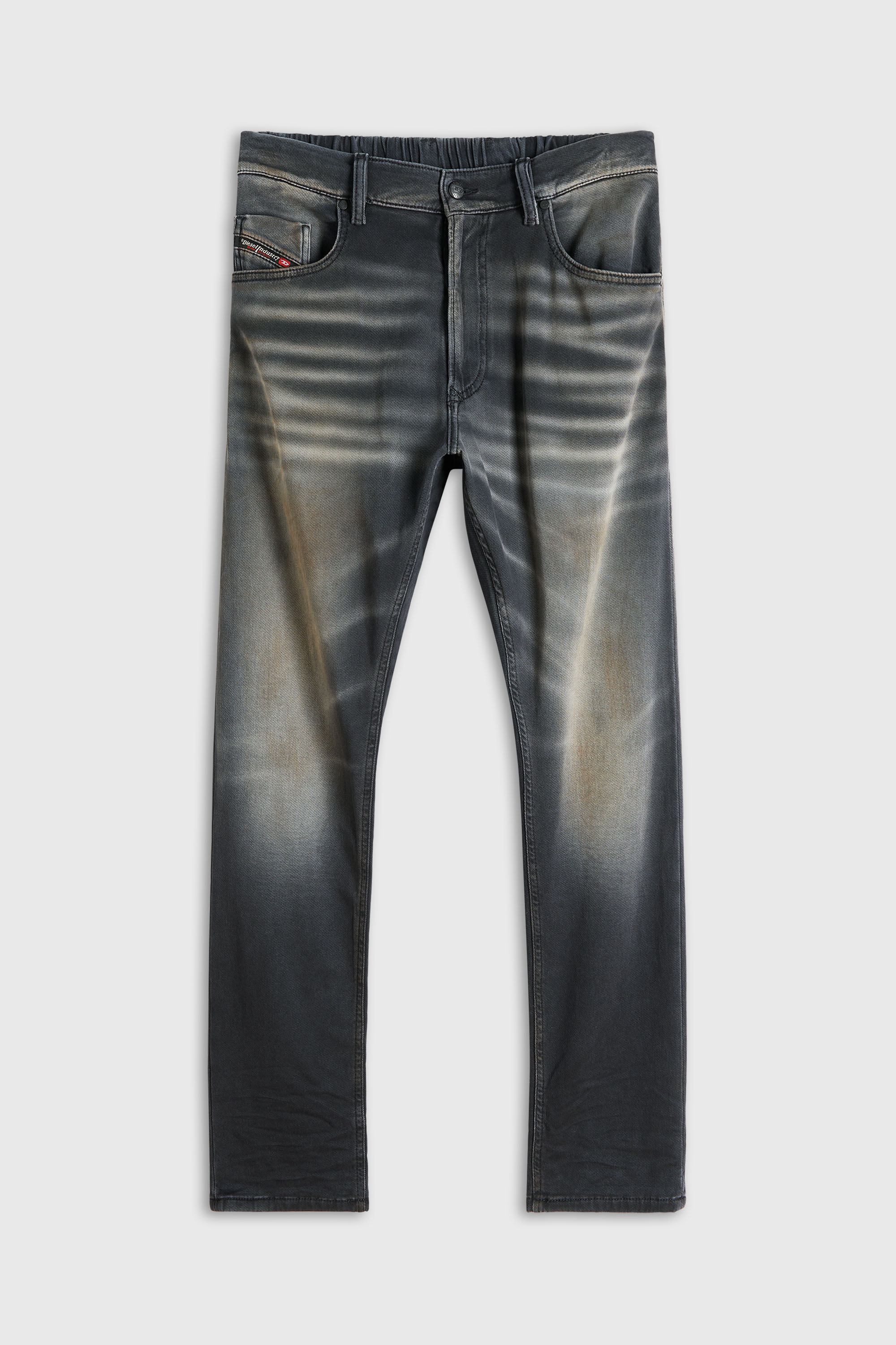 Diesel - Regular 2032 D-Krooley-BW Joggjeans&reg; 068ZQ Hombre, Negro/Gris oscuro - 4