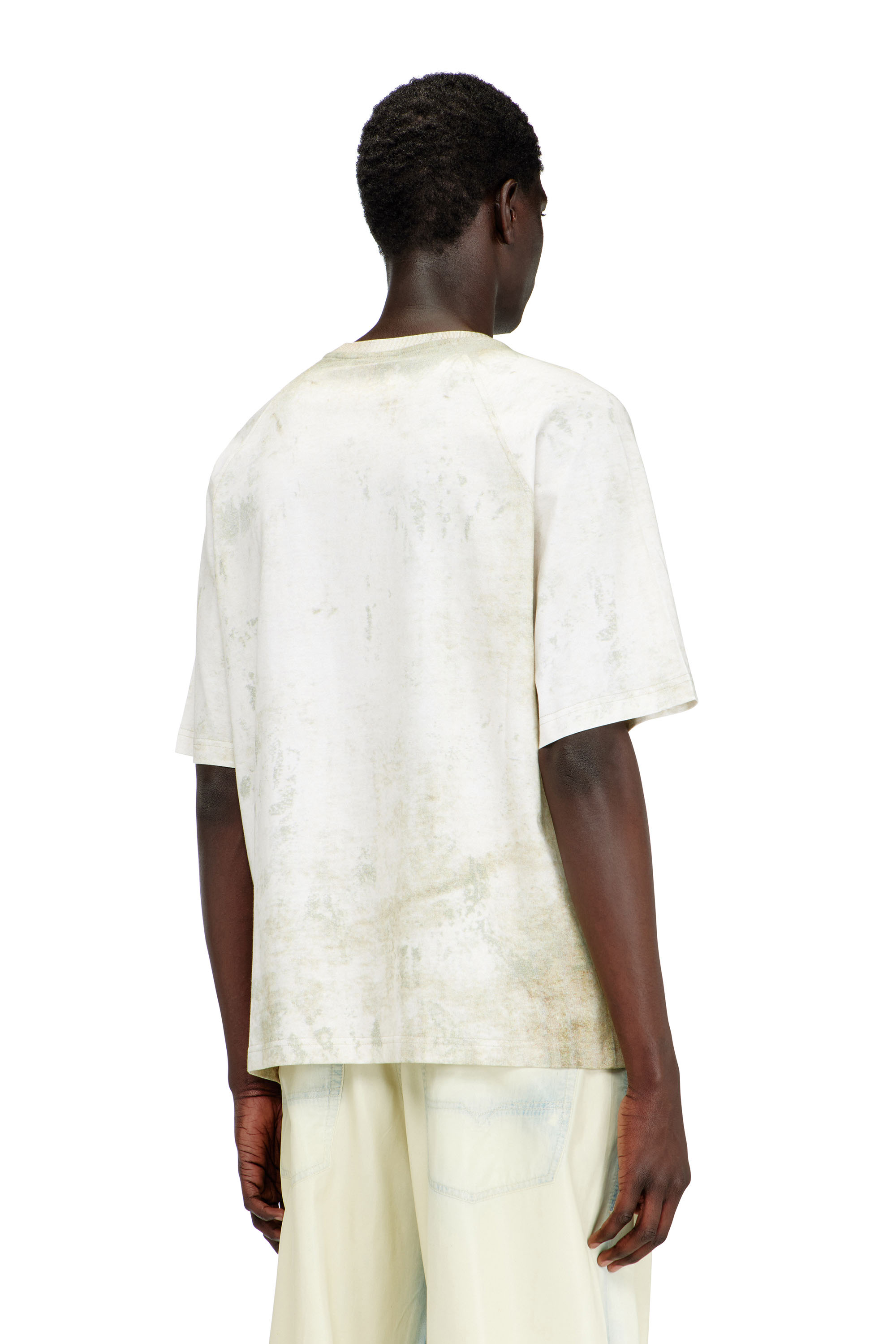 Diesel - T-CLINT, Camiseta con estampado animal Hombre in Gris - 4