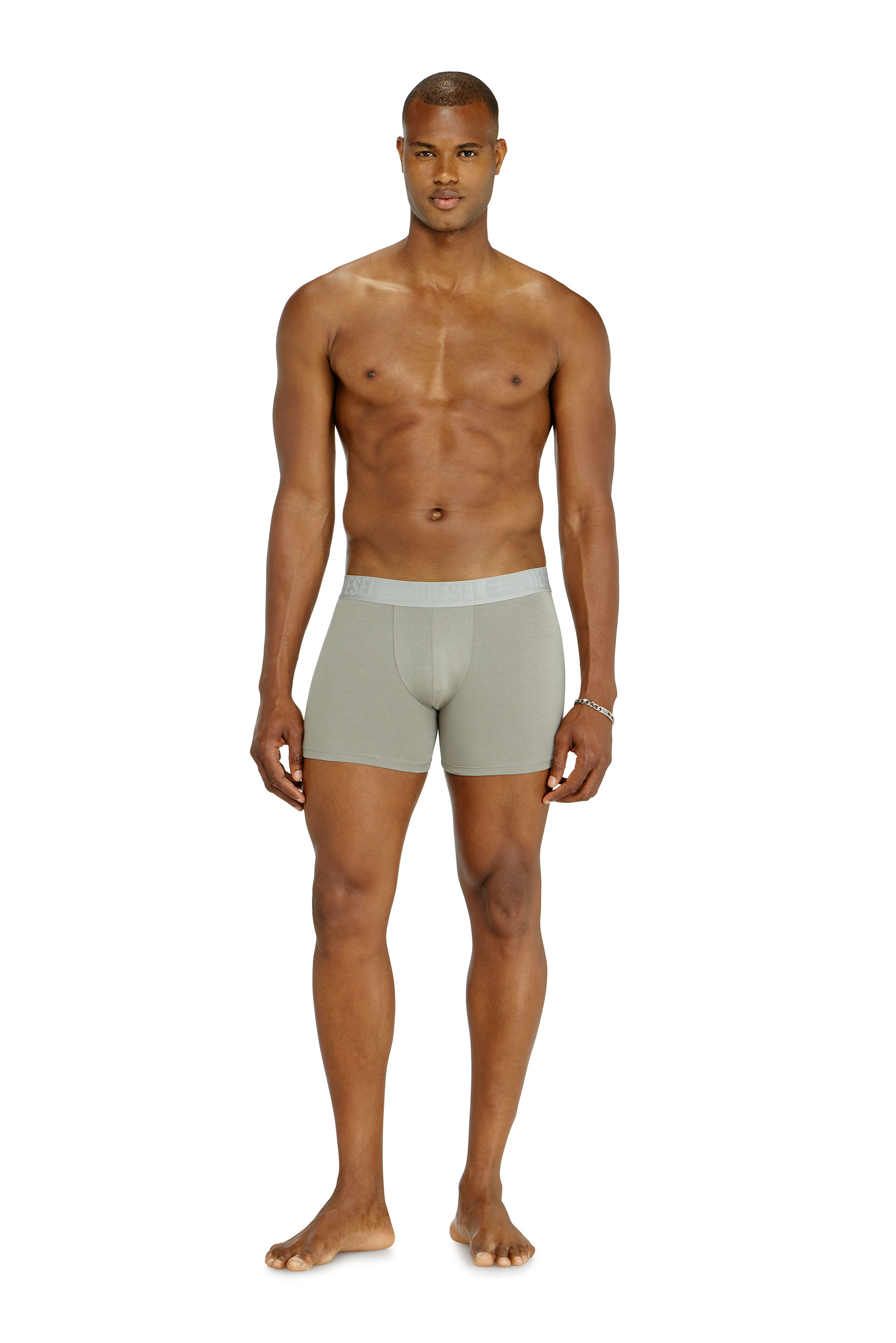 Diesel - SEBASTIAN-D-CORE-3PACK, Paquete de tres b&oacute;xers largos de algod&oacute;n stretch Hombre in Multicolor - 3