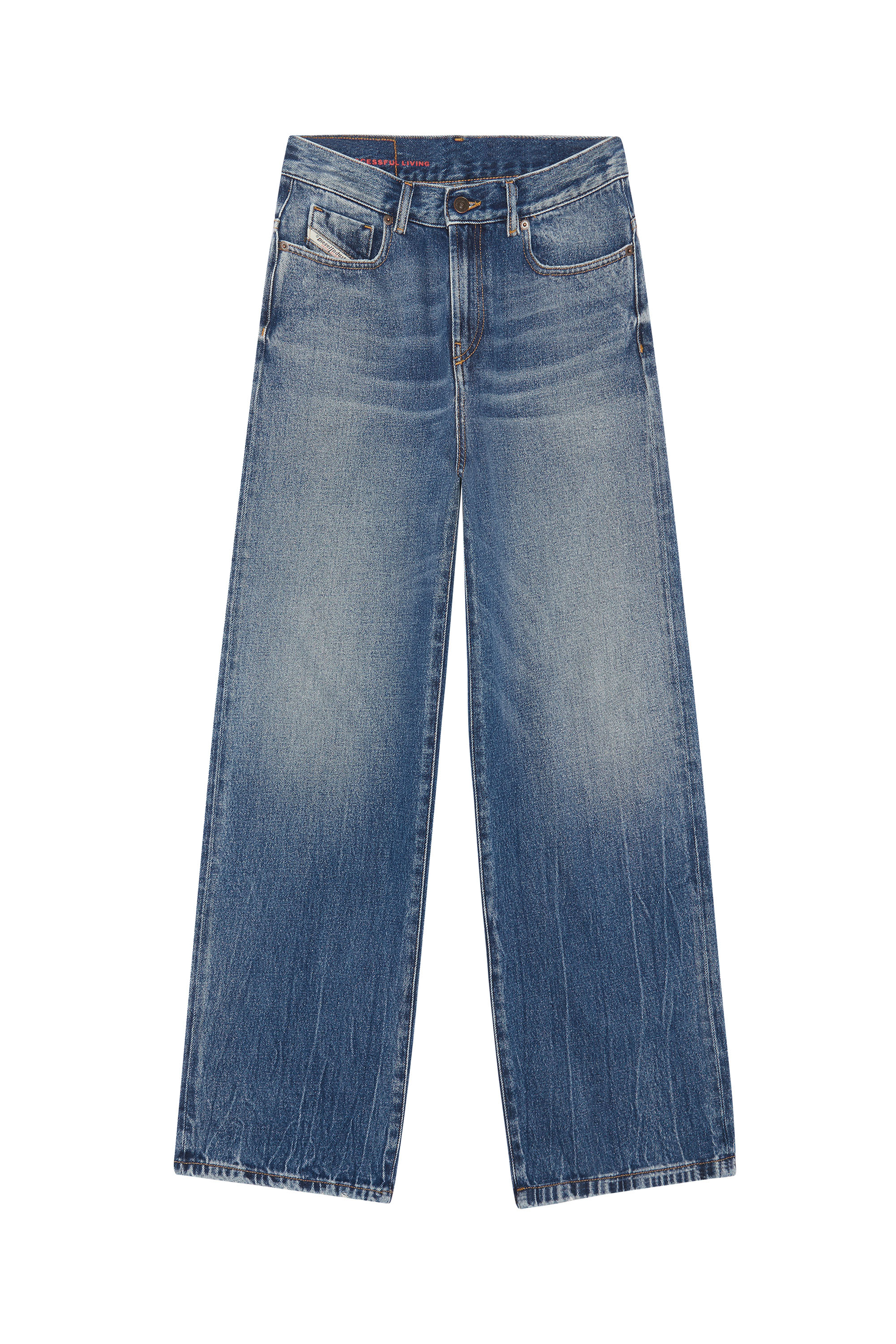 Diesel - 2000 WIDEE 09E03 Bootcut and Flare Jeans, Azul medio - Image 6