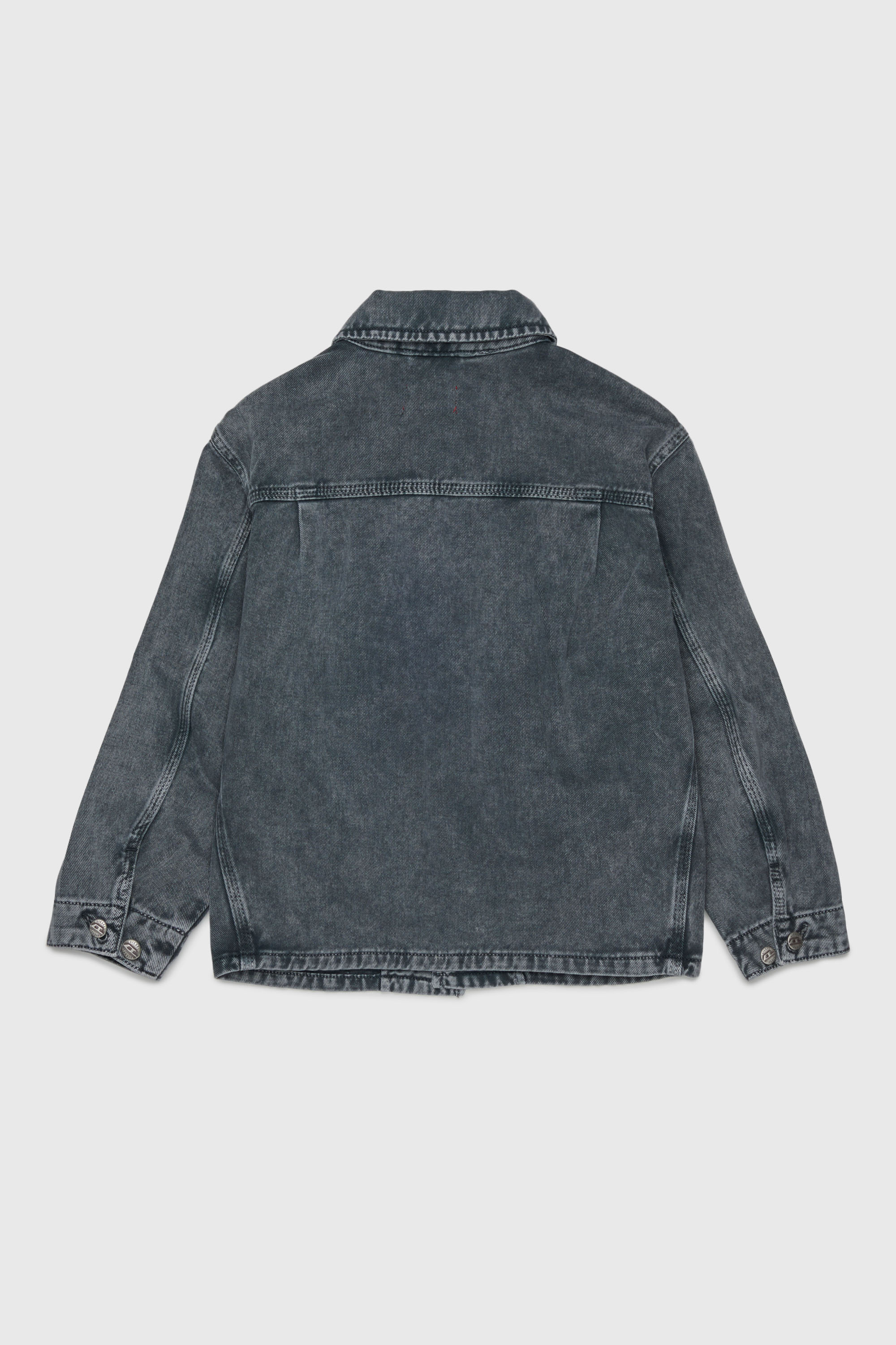 Diesel - JSTACK, Man's Workwear-style shirt jacket in Dark grey - 2