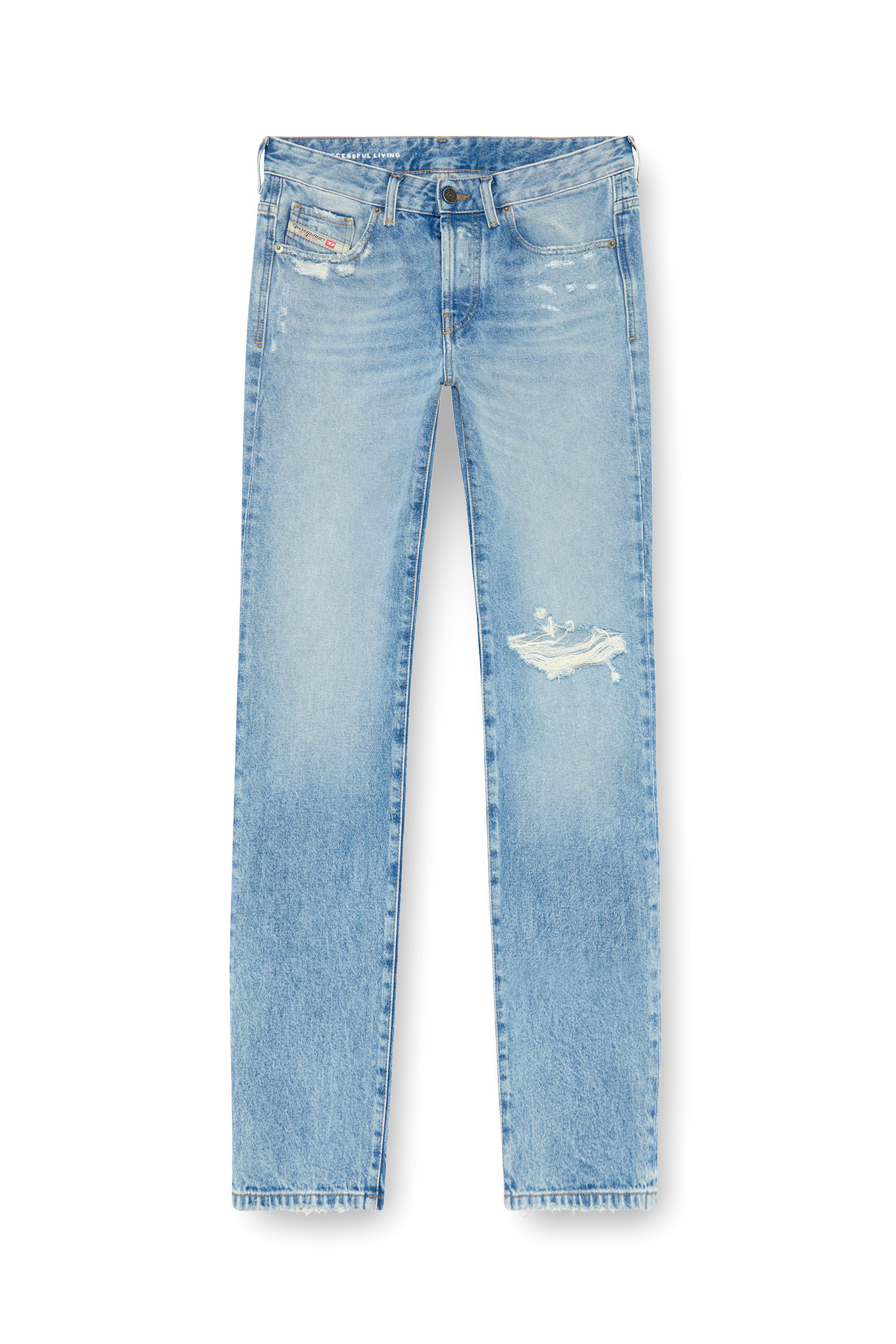 Diesel - Straight Jeans 1989 D-Mine 09J80, Mujer Straight Jeans - 1989 D-Mine in Azul marino - Image 3