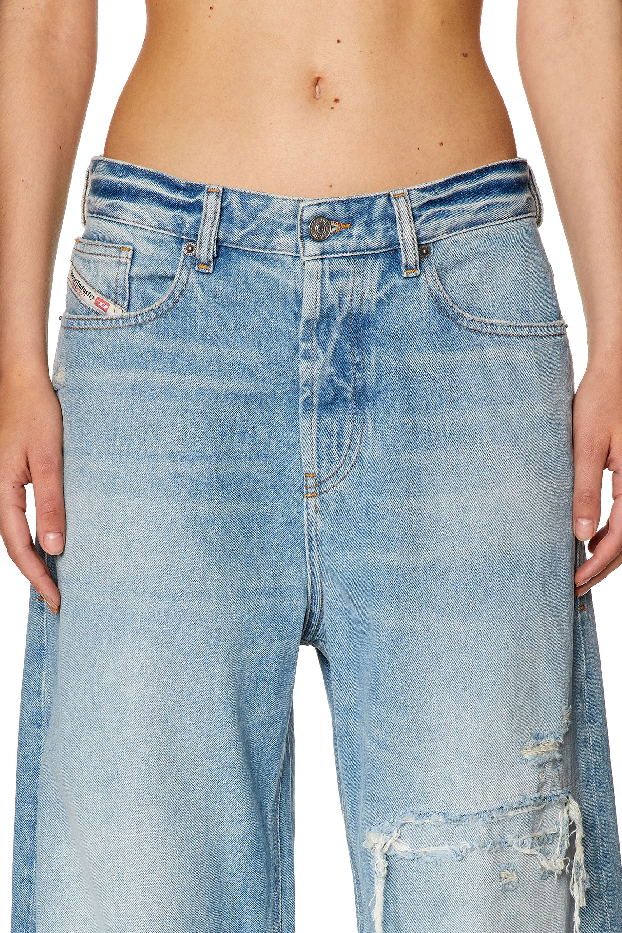 Diesel - Relaxed Jeans 1996 D-Sire 09E25 Mujer, Azul Claro - 5