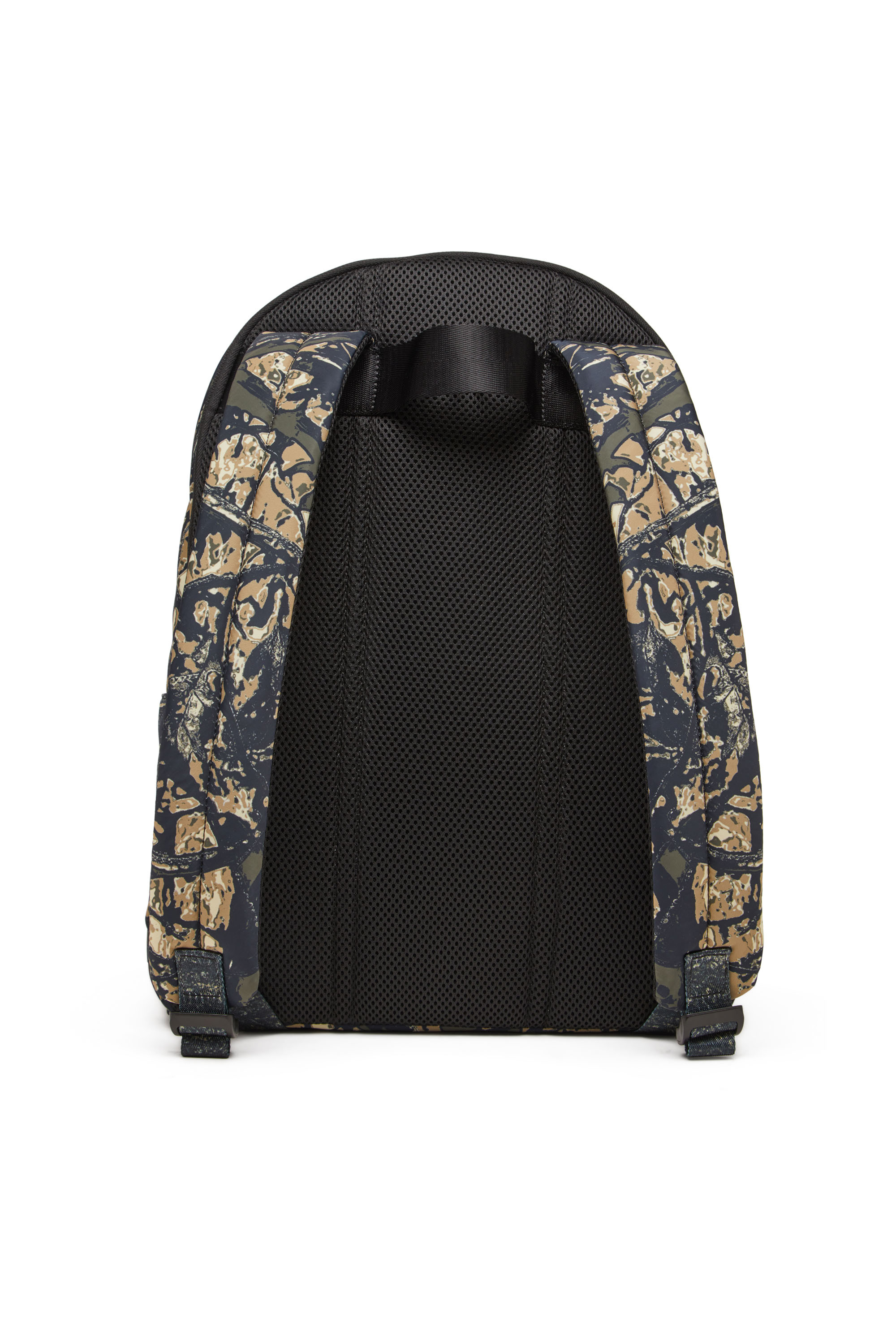 Diesel - D-PACK BACKPACK X, Backpack in camo-print fabric Unisex in Verde - 3