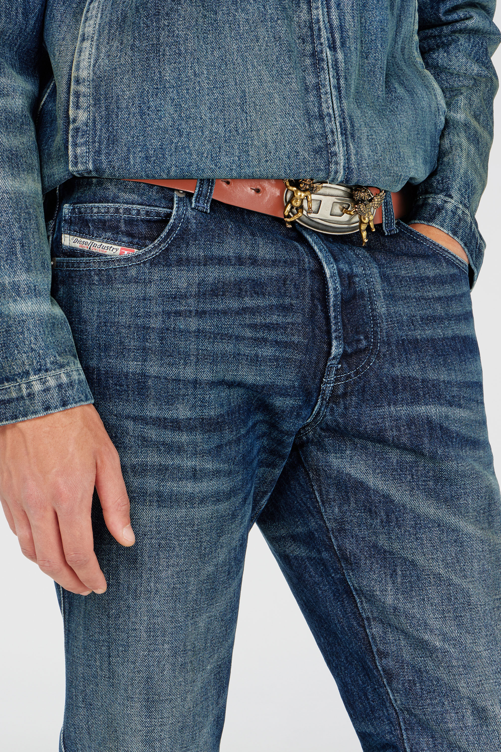 Diesel - Slim Jeans 1993 D-Vyl 007FZ Hombre, Azul Oscuro - 7