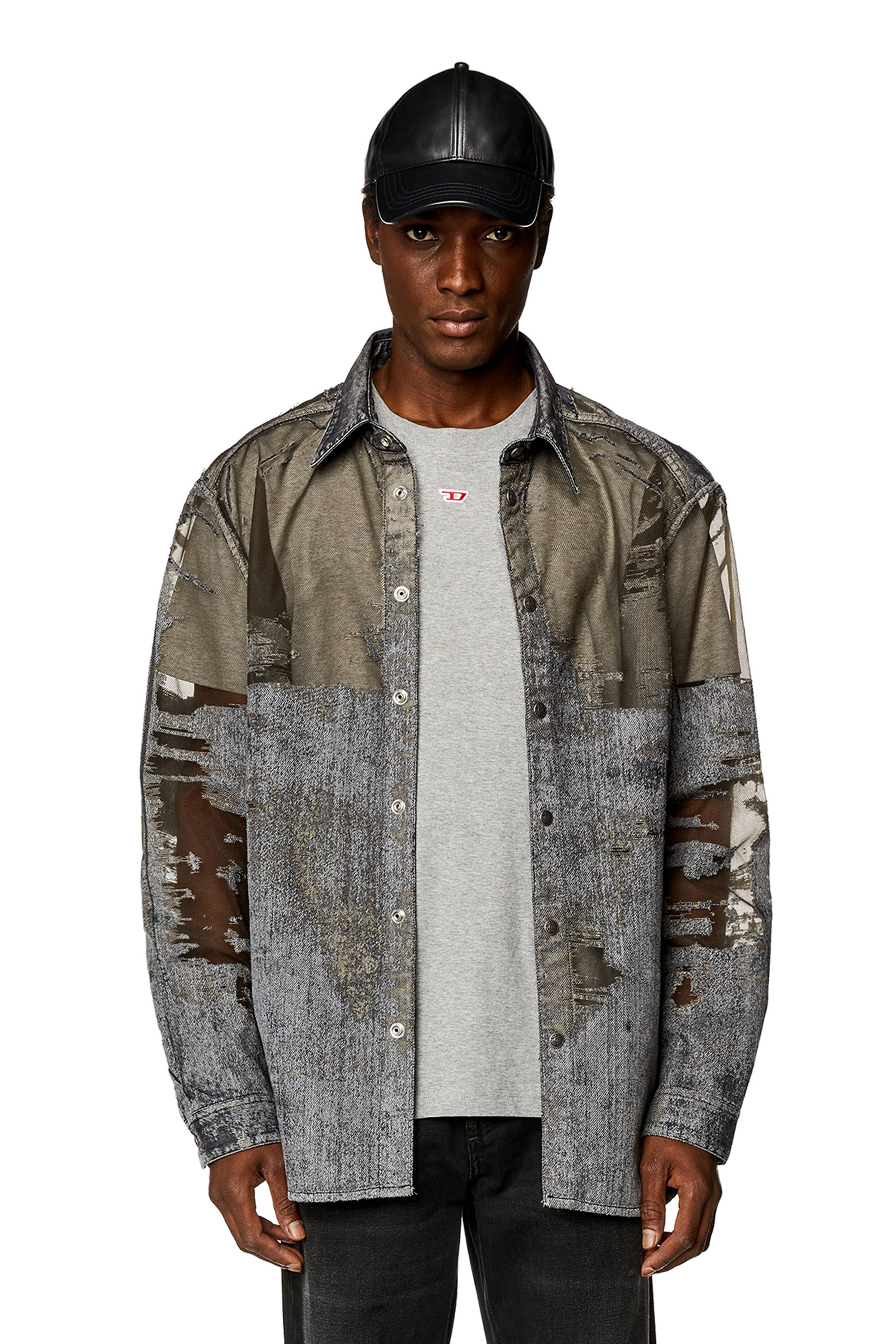 Diesel - D-SIMPLY-OVER-FSD, Negro/Gris oscuro - Image 1