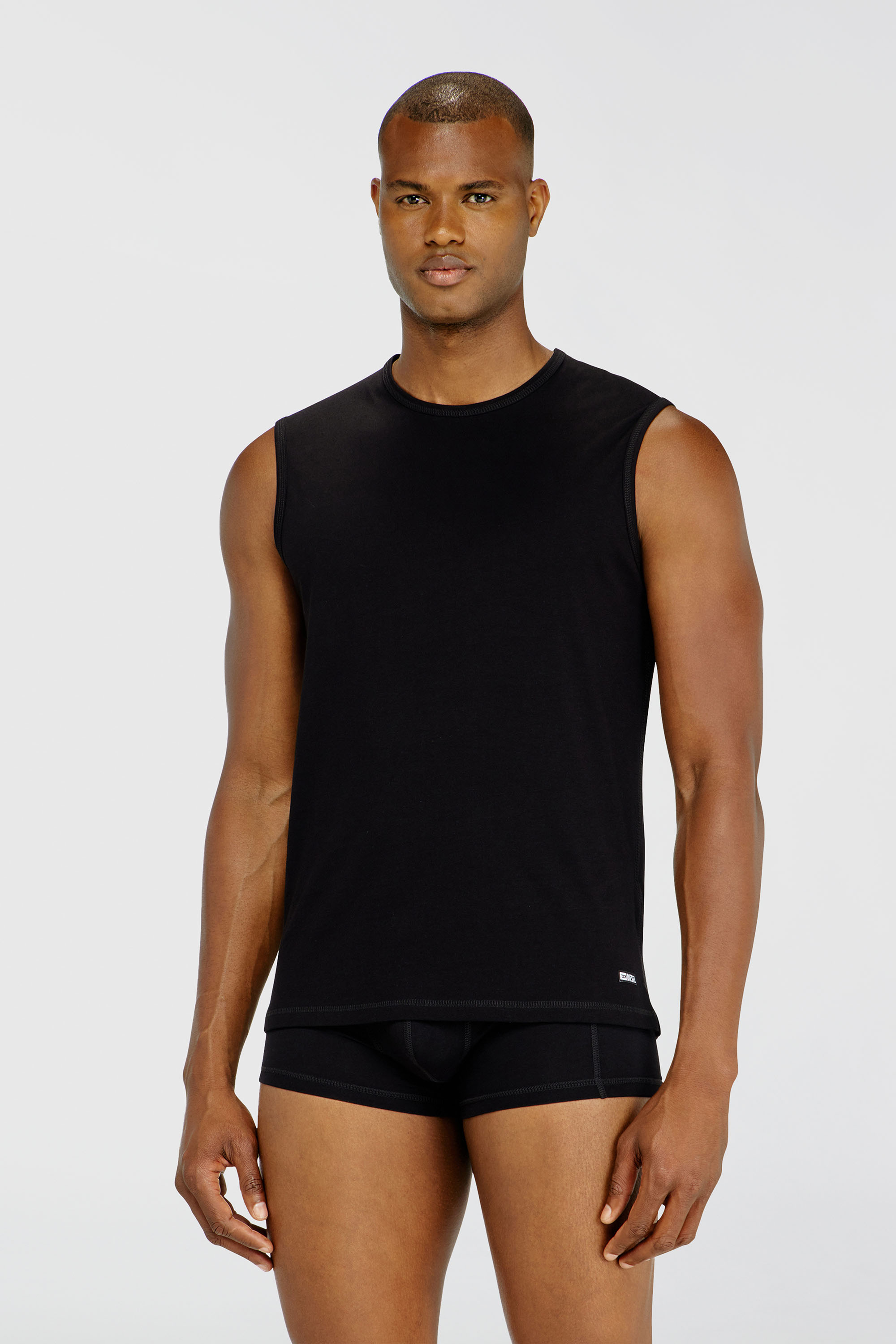 Diesel - TIM-UTLT-2PACK, Pack de dos tops de algod&oacute;n Hombre in Negro - 3